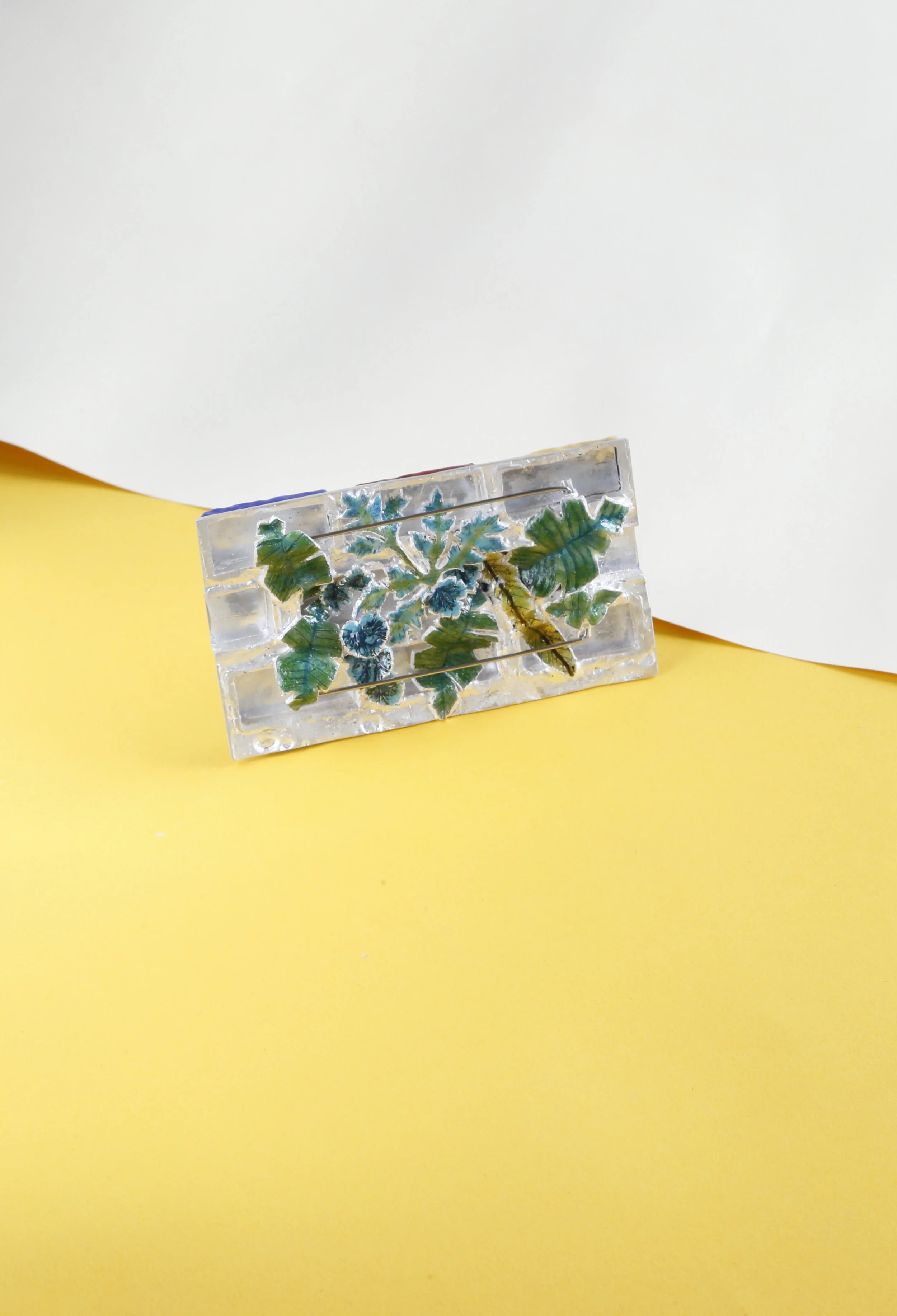 The back of the Brick brooch is your secret garden.