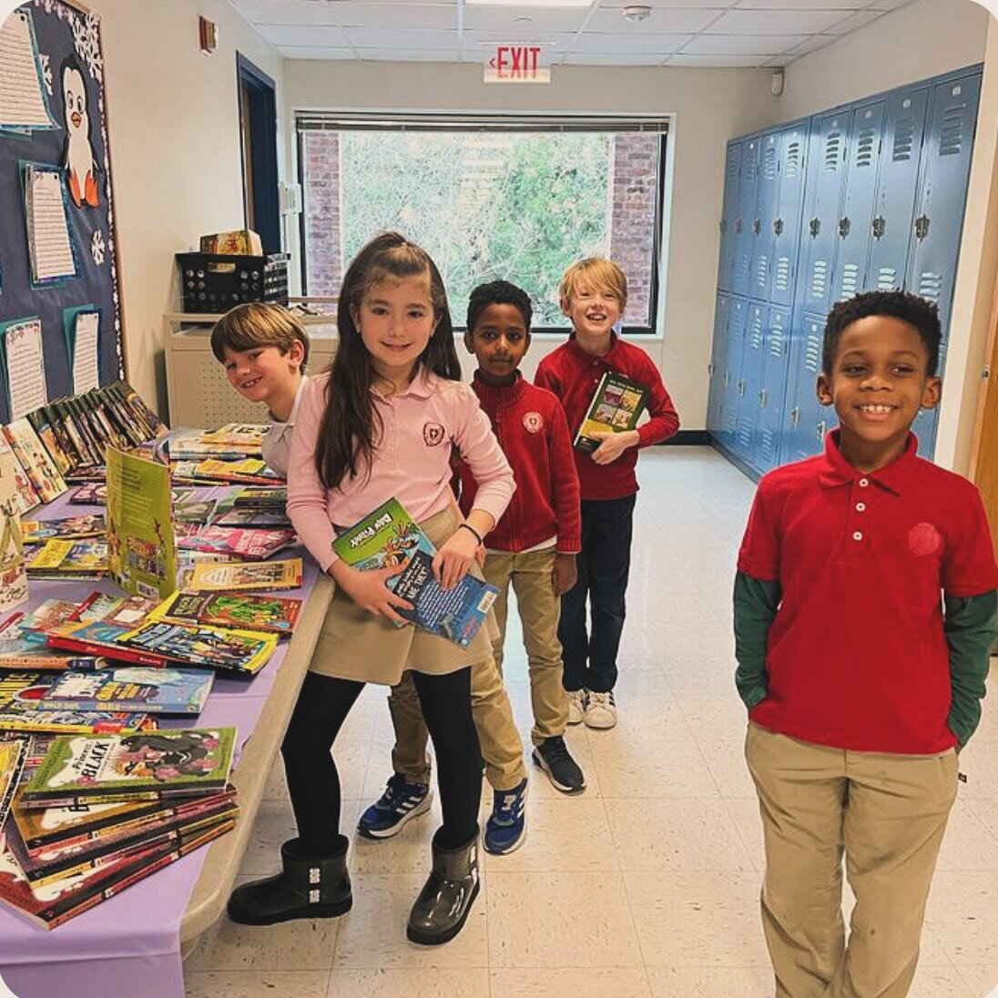 Let the reading begin! We kicked off our 2024 Read-A-Thon with a little book swap. How fun to pass along our favorites to our friends! #chapelspirit