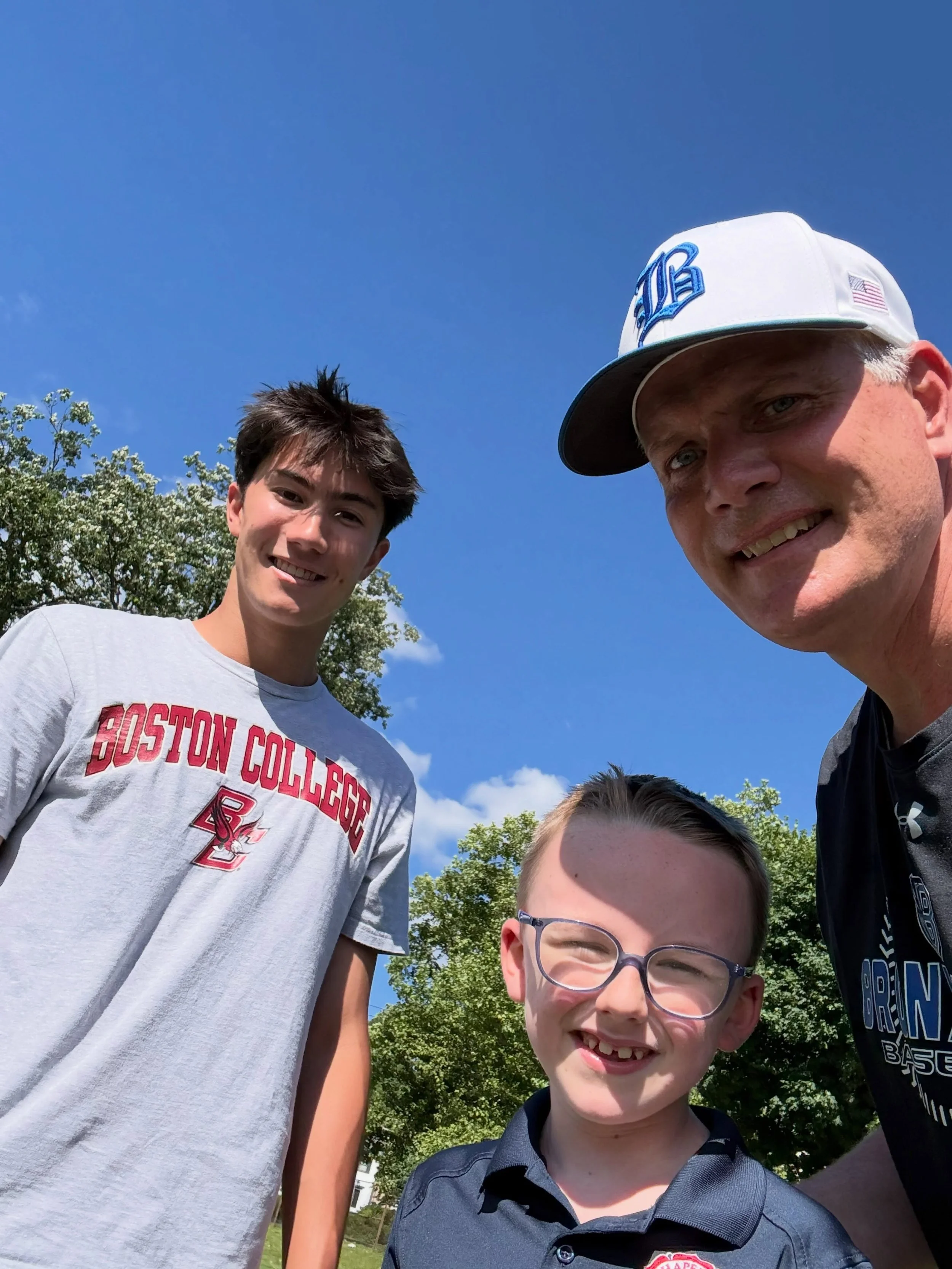 Baseball Lesson with Principal/Coach Schultz and Bronxville Varsity Captain Jake ⚡️⚾️🎉!