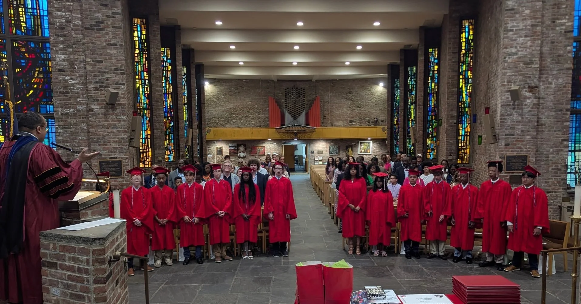 Bishop Taylor greets TCS Class of 2026 🎓🙏🏼🎉!