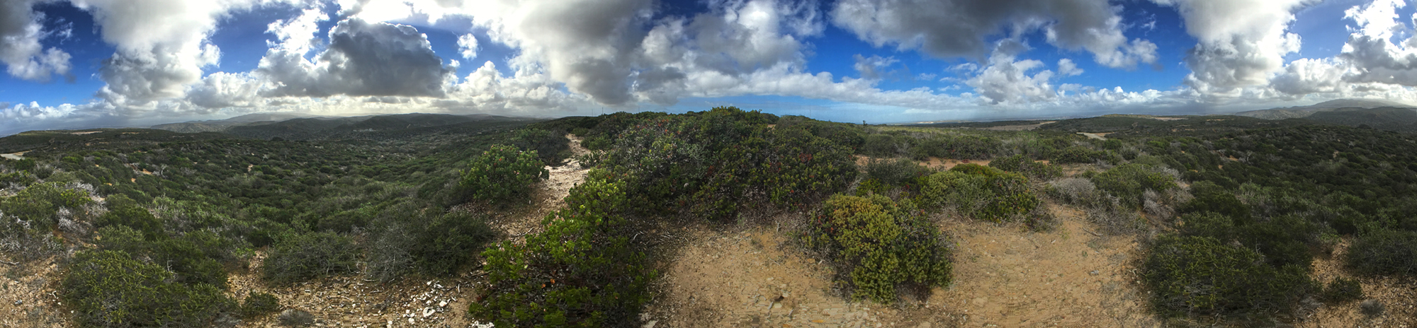 Panorama From Mt. Toro to Jacks Peak (Ft. Ord)