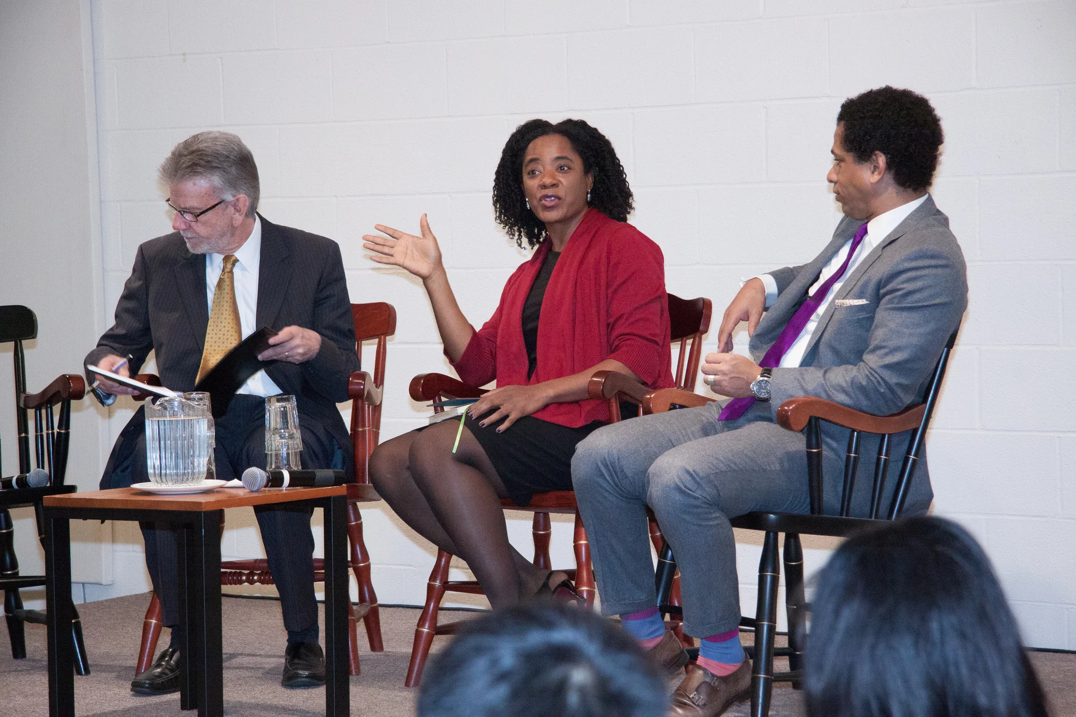 DR. ARDS SPEAKING WITH DALLAS INSTITUTE DIRECTOR LARRY ALLUMS AND CULTURAL CRITIC TOURÉ AT THE 9TH ANNUAL MLK JR. SYMPOSIUM
