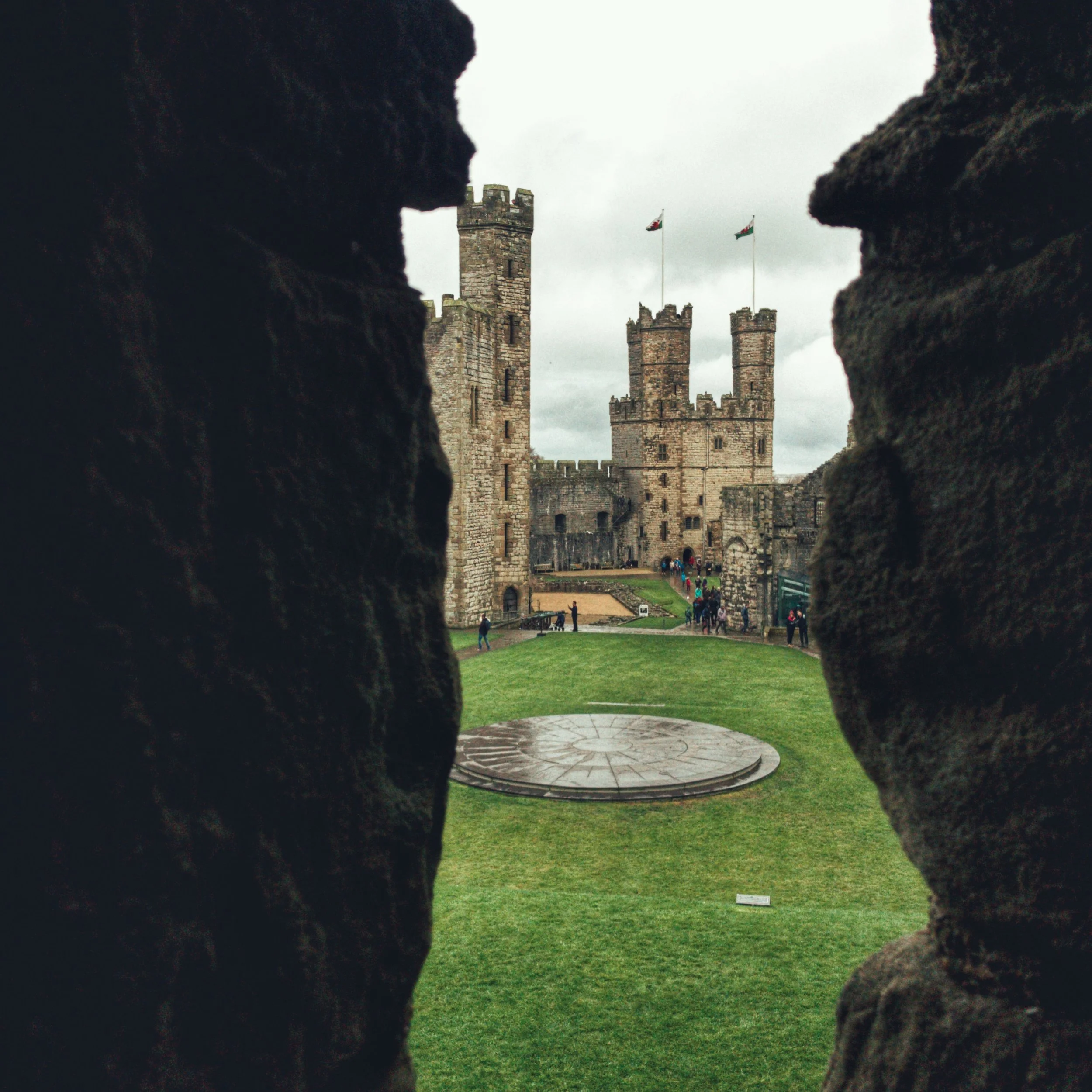 Caernarfon Castle Towers
