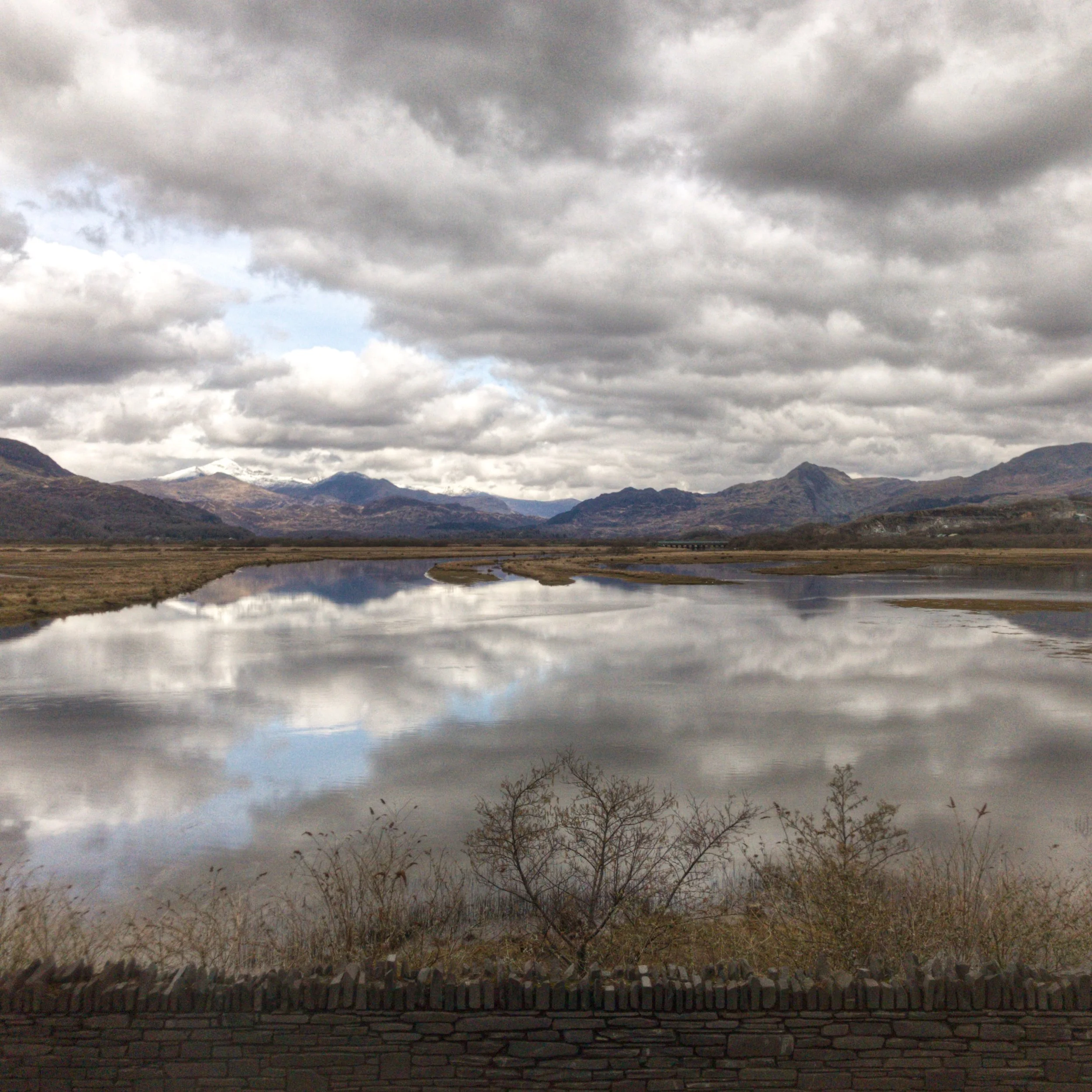 Snowdownia from Porthmadog