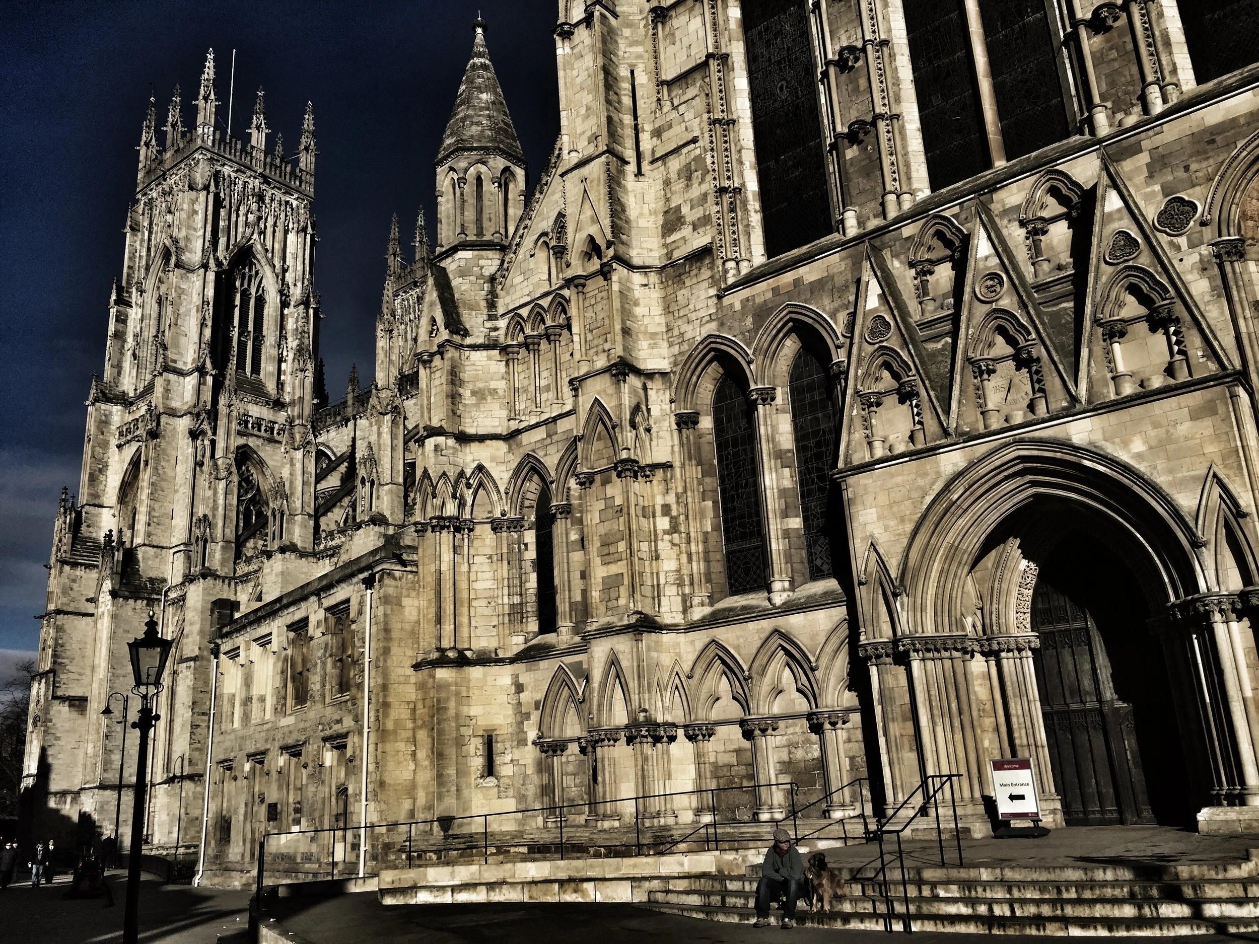 York Minster, the primacial See of the York Province of the Church of England. Translation: people in the north don't worry about Canterbury, they have York. And it's a monster of a cathedral!