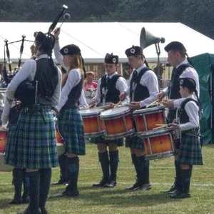 At the European Pipe band Championships 2017