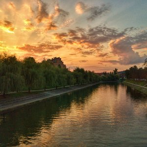 Sunset in Ljubljana
