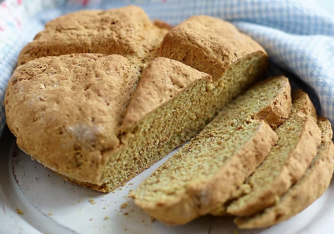 Warm soda bread is delicious!