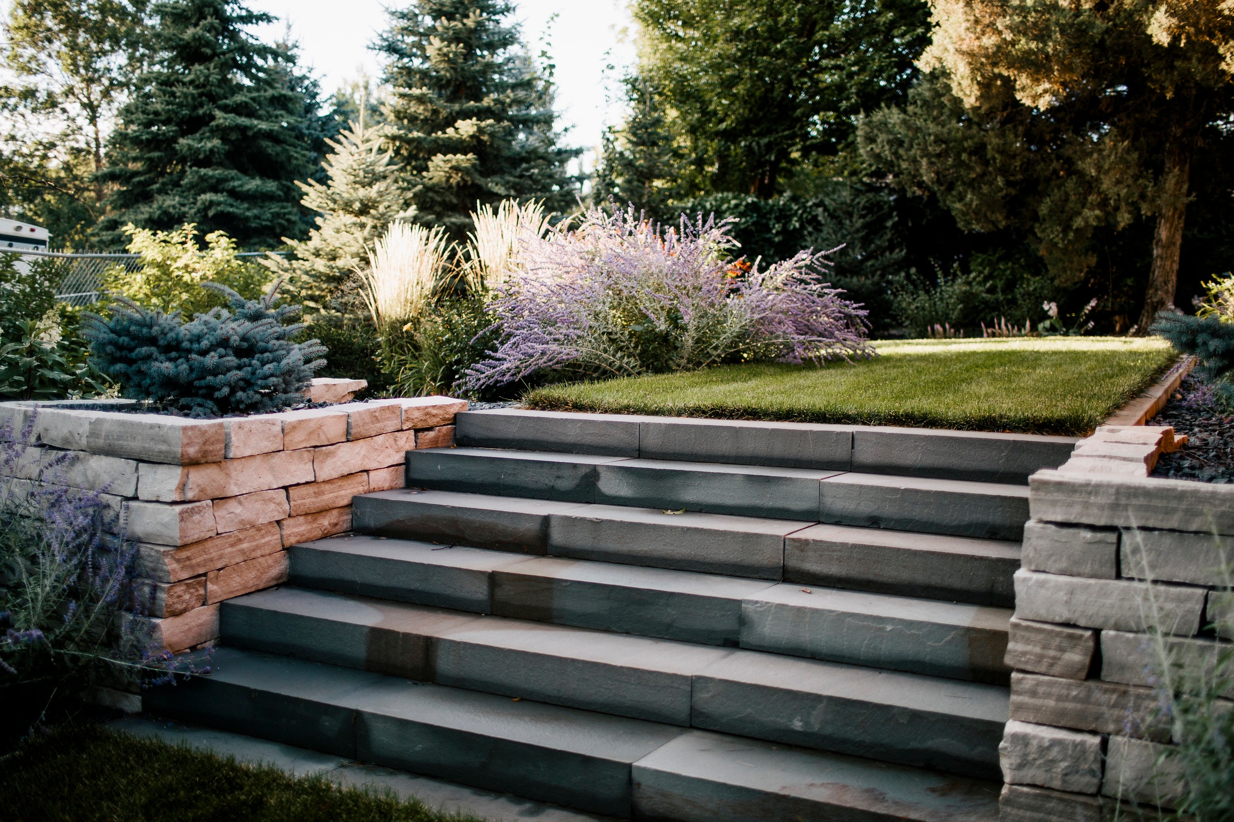 Variety of plantings for year-round enjoyment