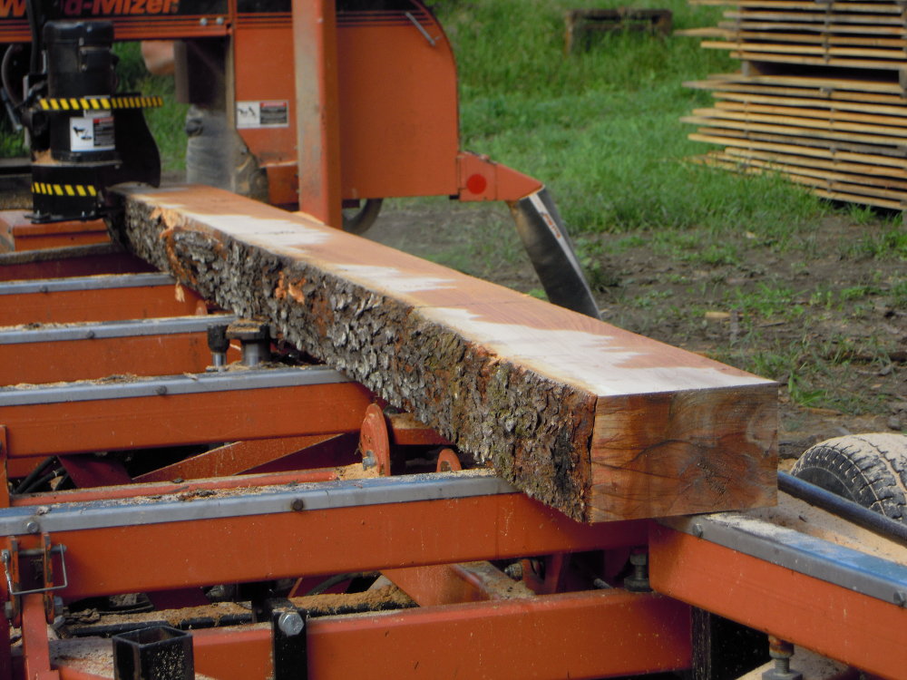 Slicing cant into quartersawn boards