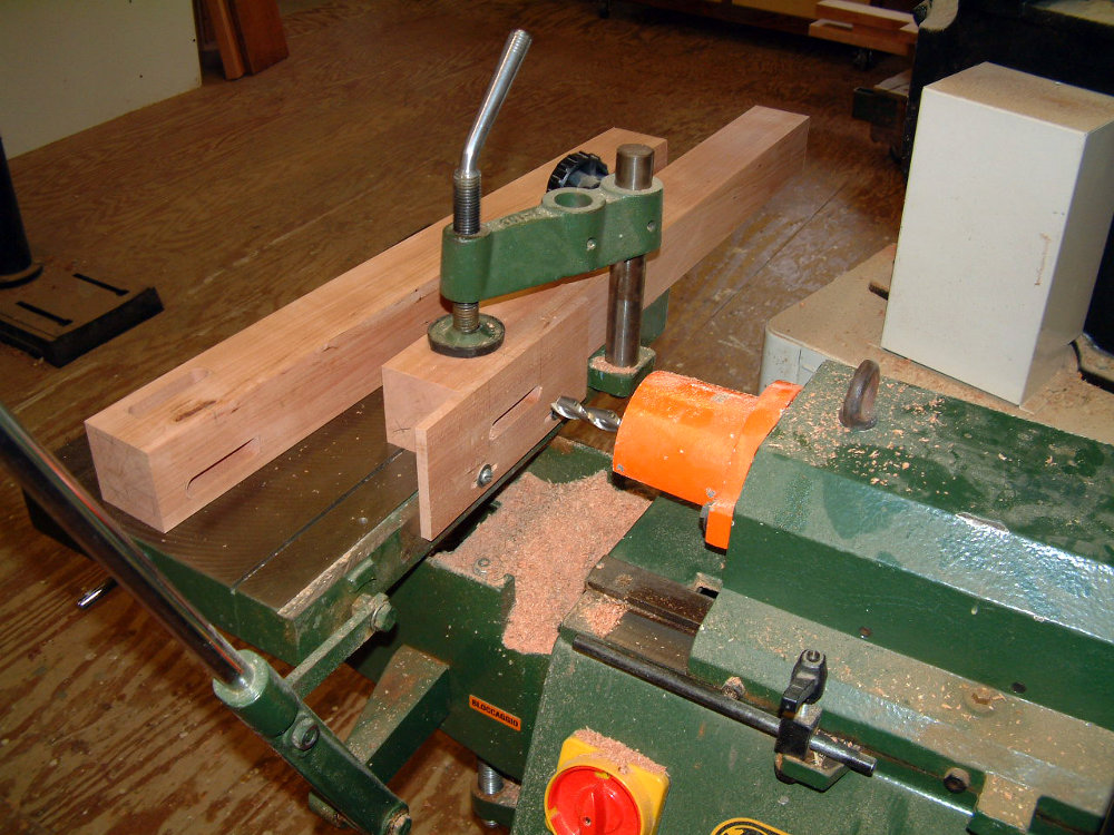 Leg mortises