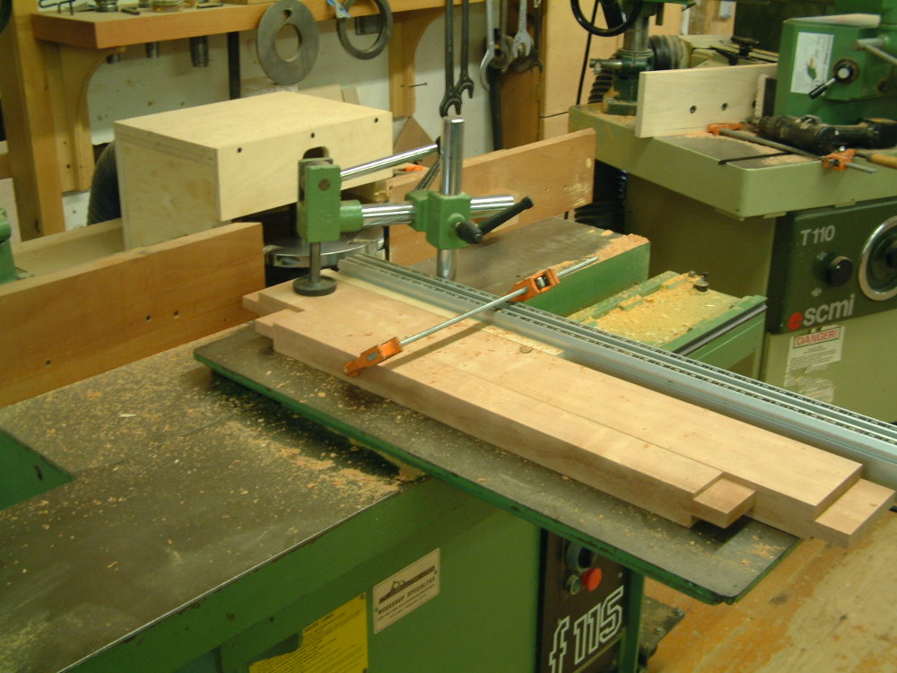 Tenoning on the shaper