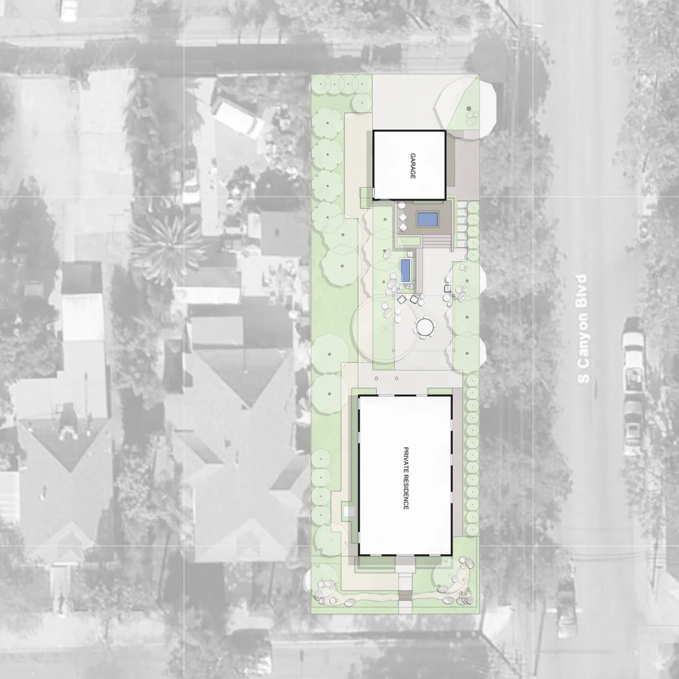 Los Angeles Residential / Inspired by respite and ecology.