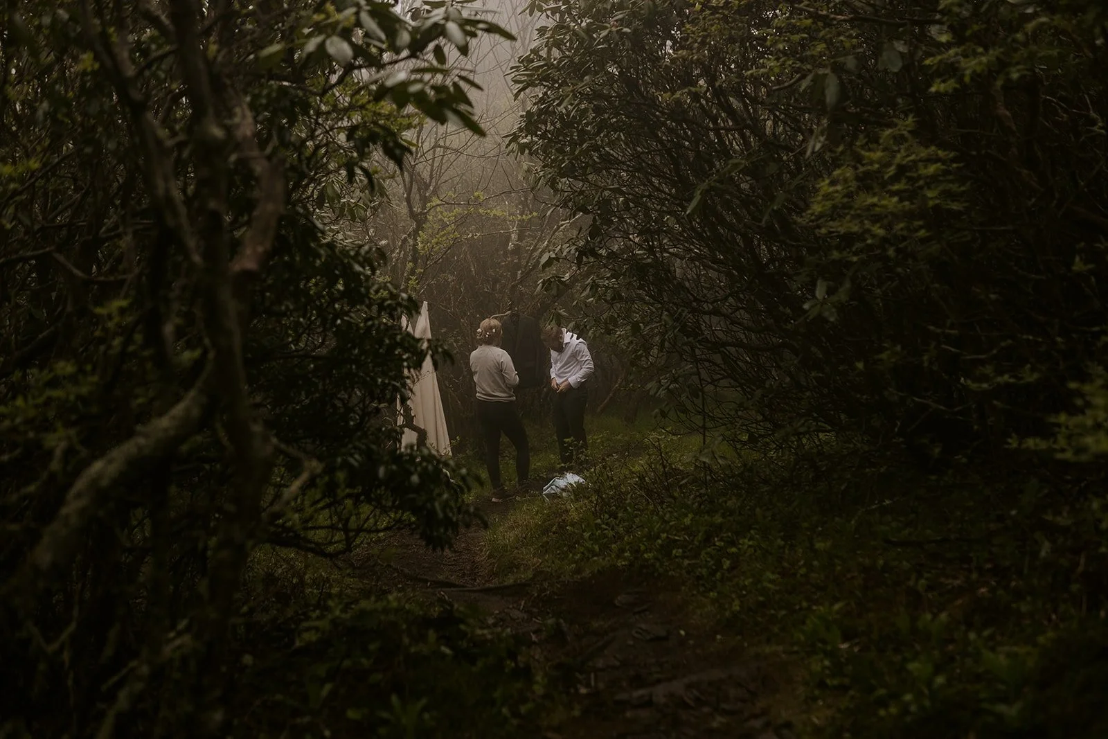 Mountain Elopement Gracie and Rob Getting Ready 1.jpg