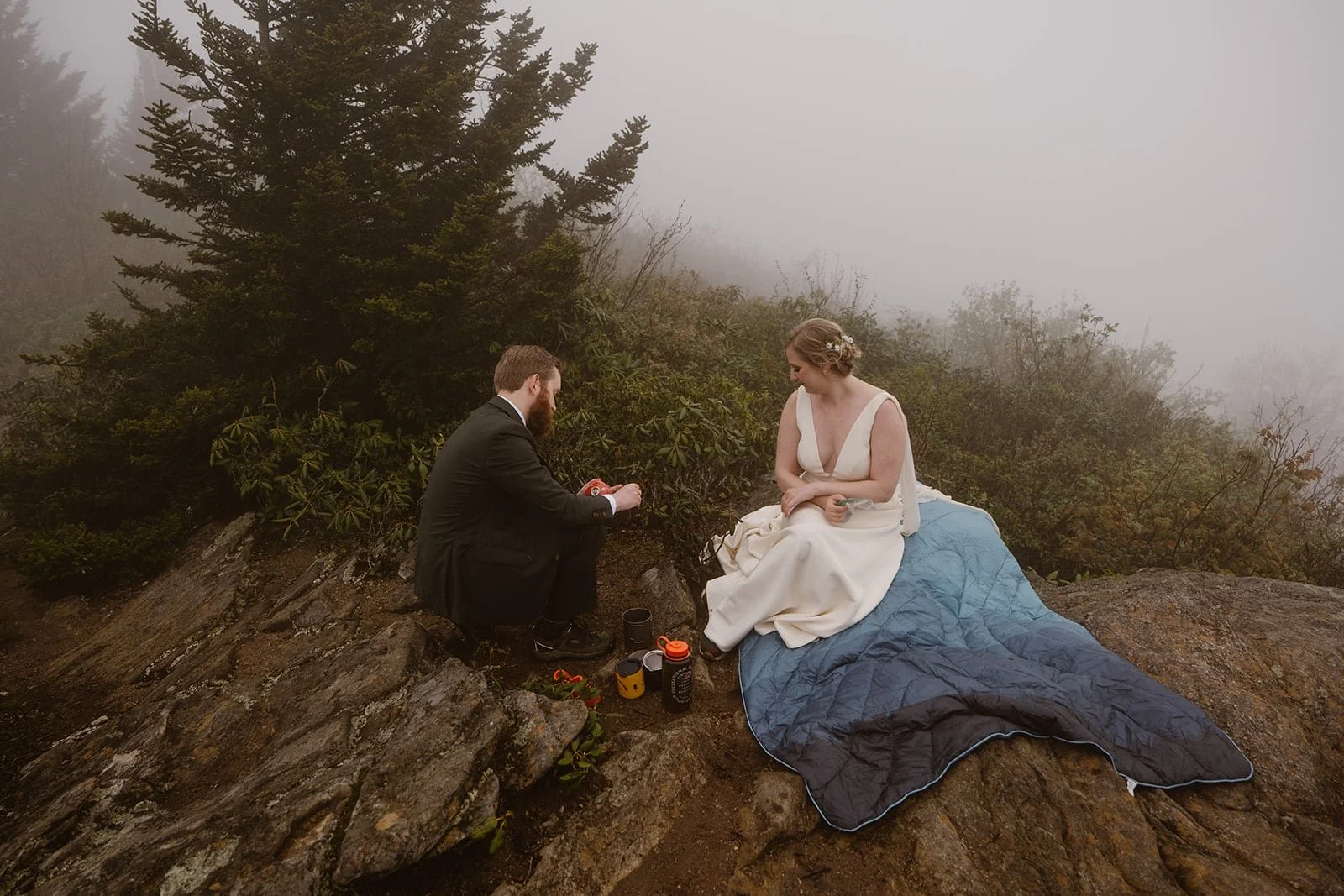 Mountain Elopement Gracie and Rob Picnic Breakfast 1.jpg