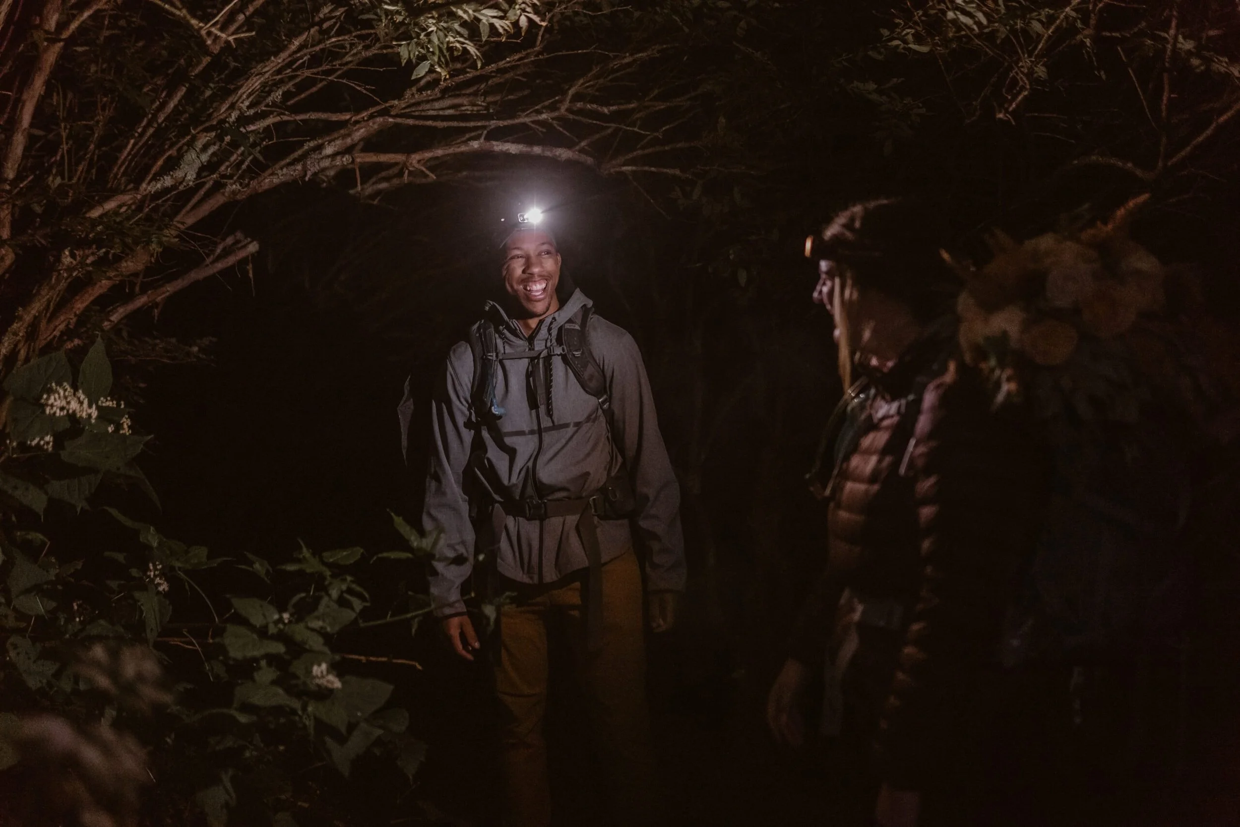 North Carolina Adventure Elopement Sam Knob Hiking.jpg