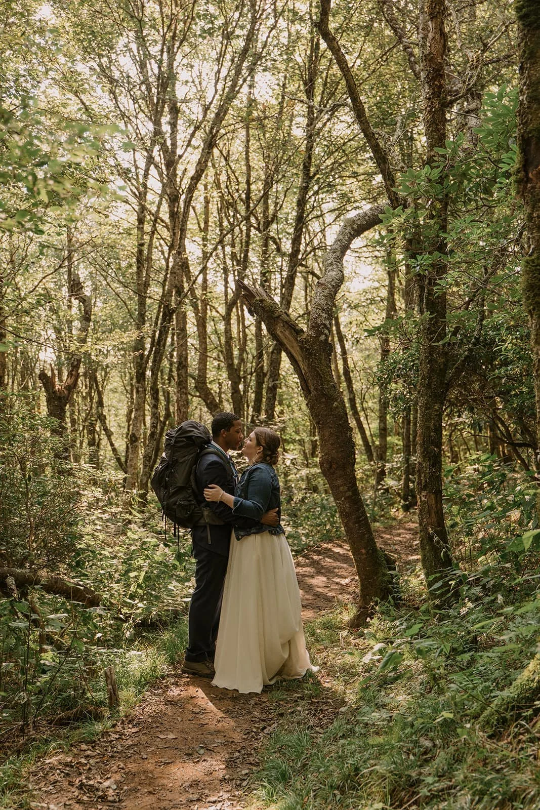 North Carolina Adventure Elopement Forest Scaled.jpg