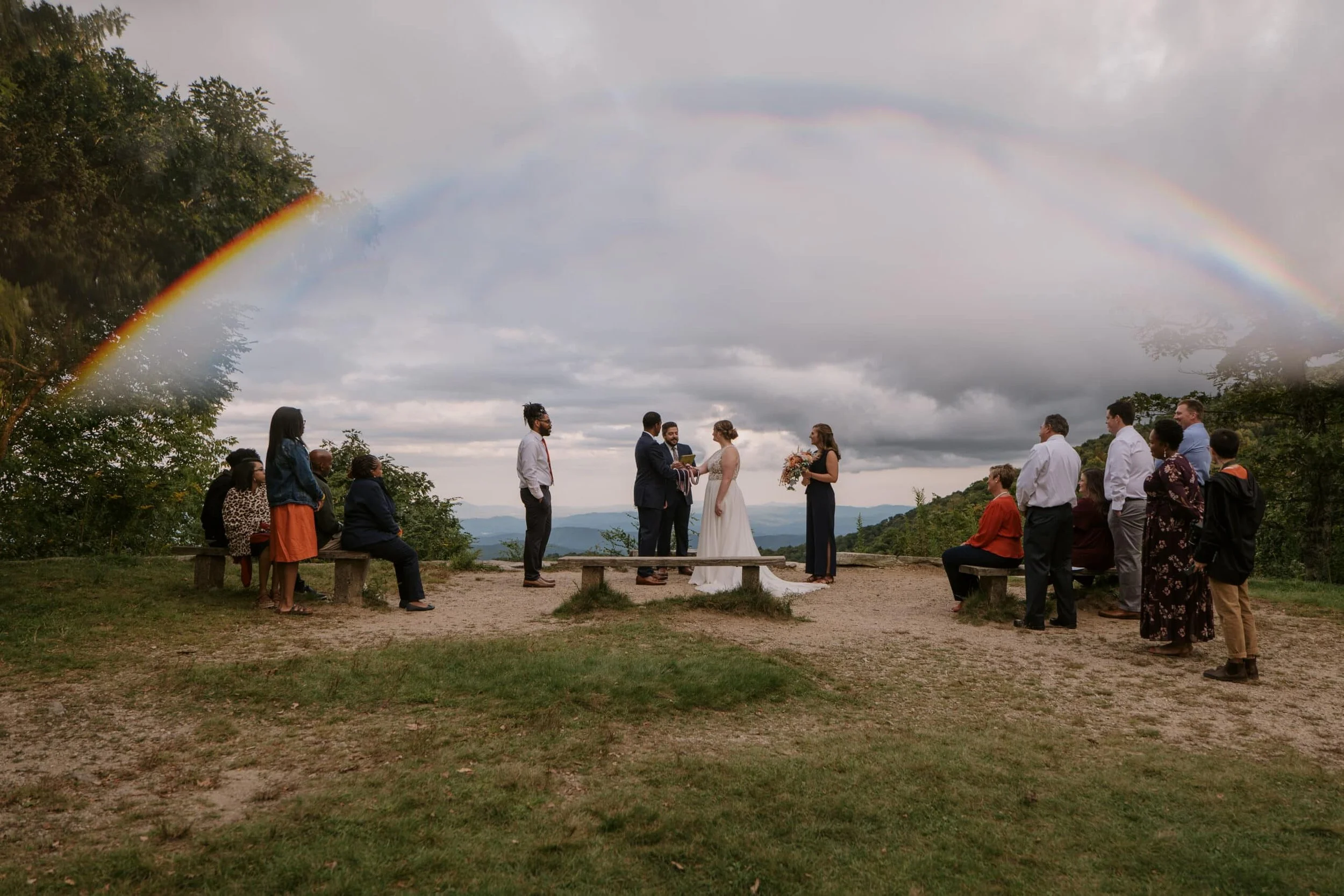 North Carolina Adventure Elopement Buck Spring Gap Ceremony Landscape.jpg