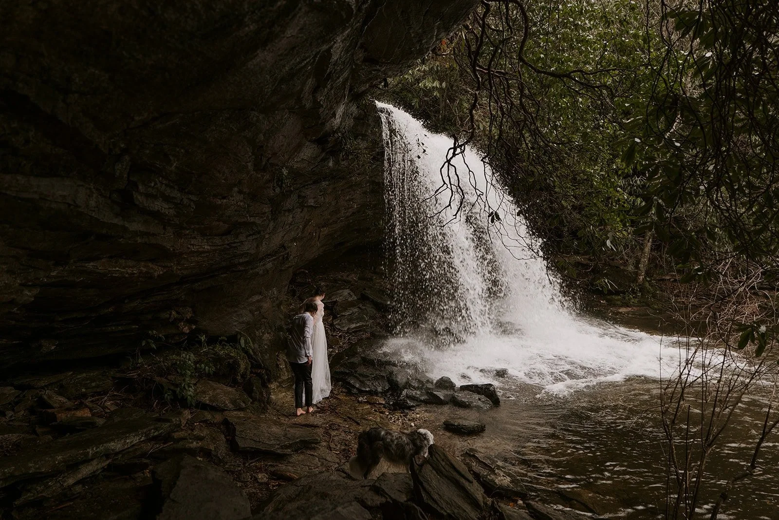 Cashiers Waterfall Elopement in North Carolina.jpg