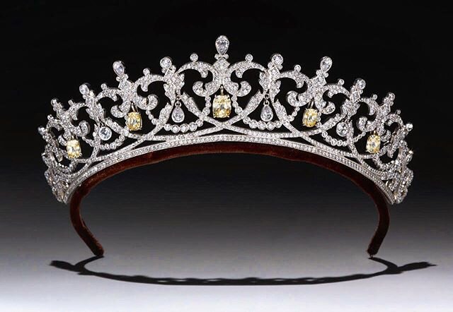 Something sparkling to liven up a grey day in London! This is one of @andrewrtprince&rsquo;s magnificent creations. Tiaras or diadems hold a hallowed place in the history of jewellery and have helped to give the great historic houses an added flame-l