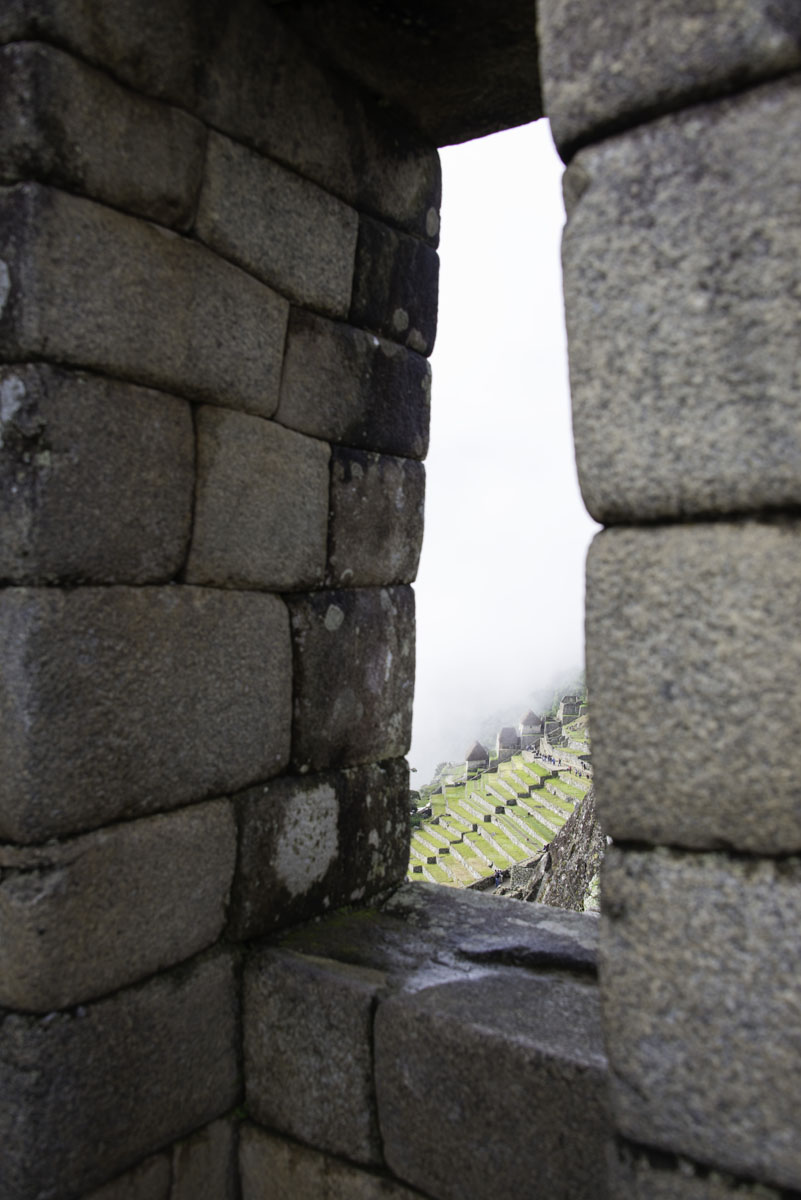 Window View at Machu Picchu