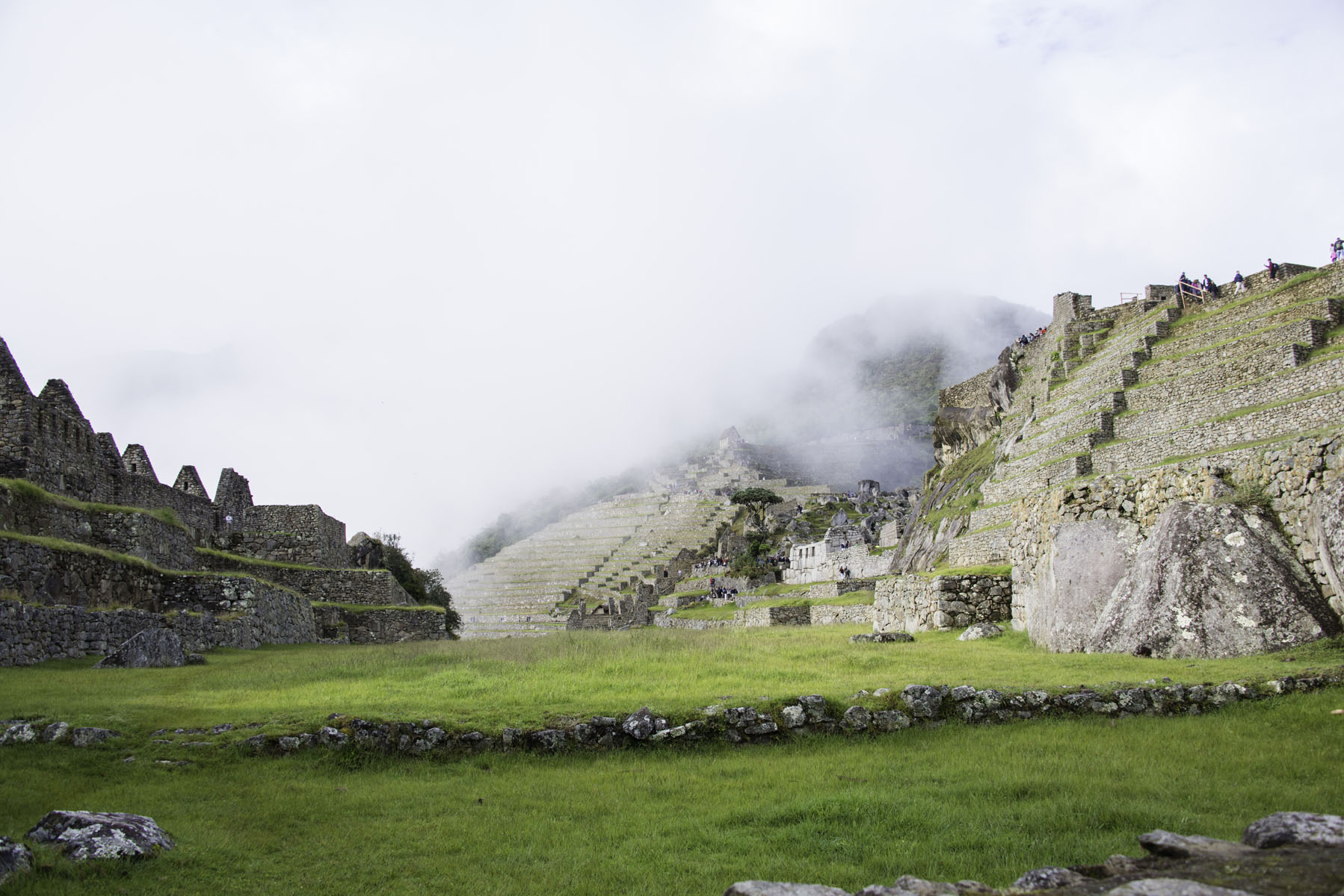 Overview of Incan City at Machu Picchu