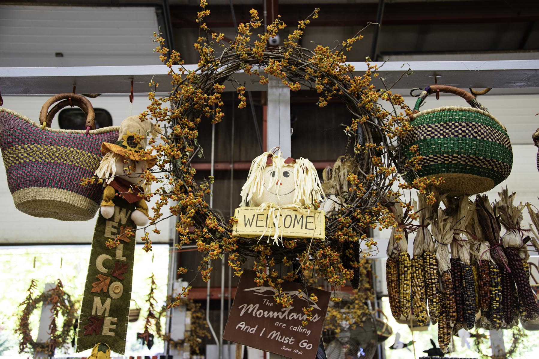 Fall Decor at The WNC Farmers Market