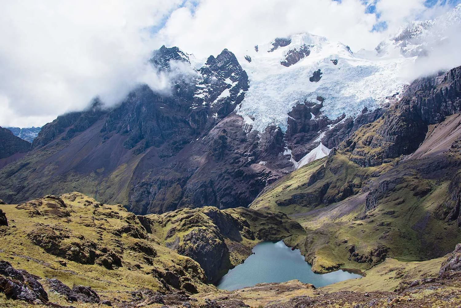 Glacial Lake Mountains Peru