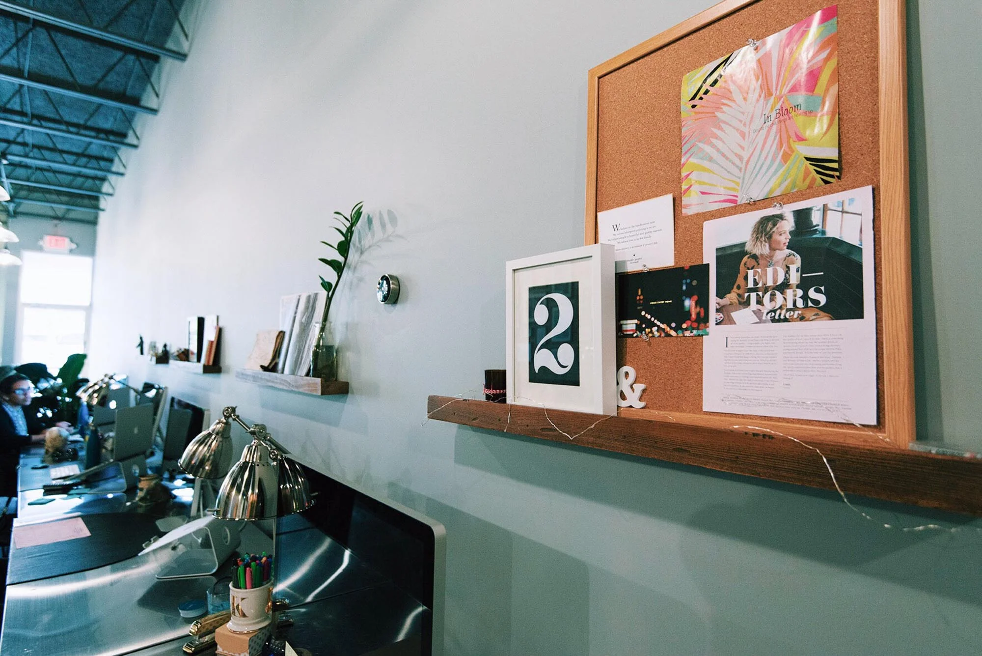 decor in a creative office