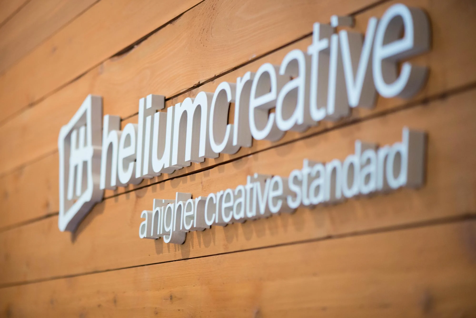 helium creative sign