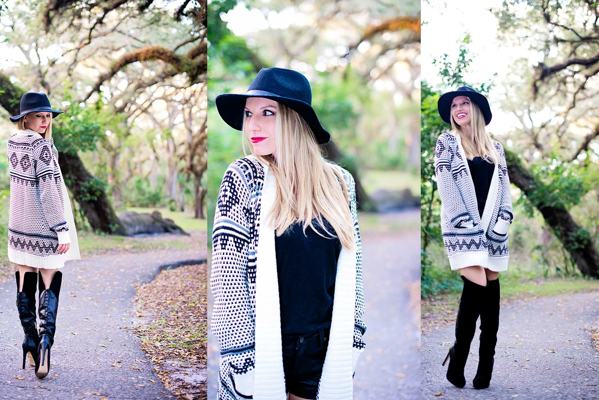 Stylish Woman Wearing Sweater
