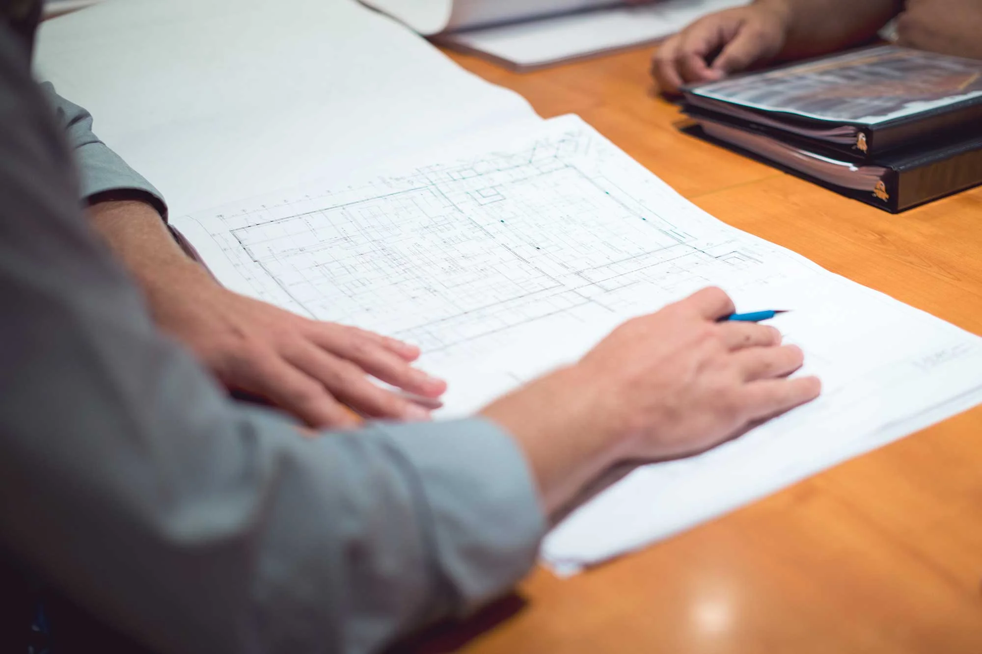 Hands On Architect Drawing