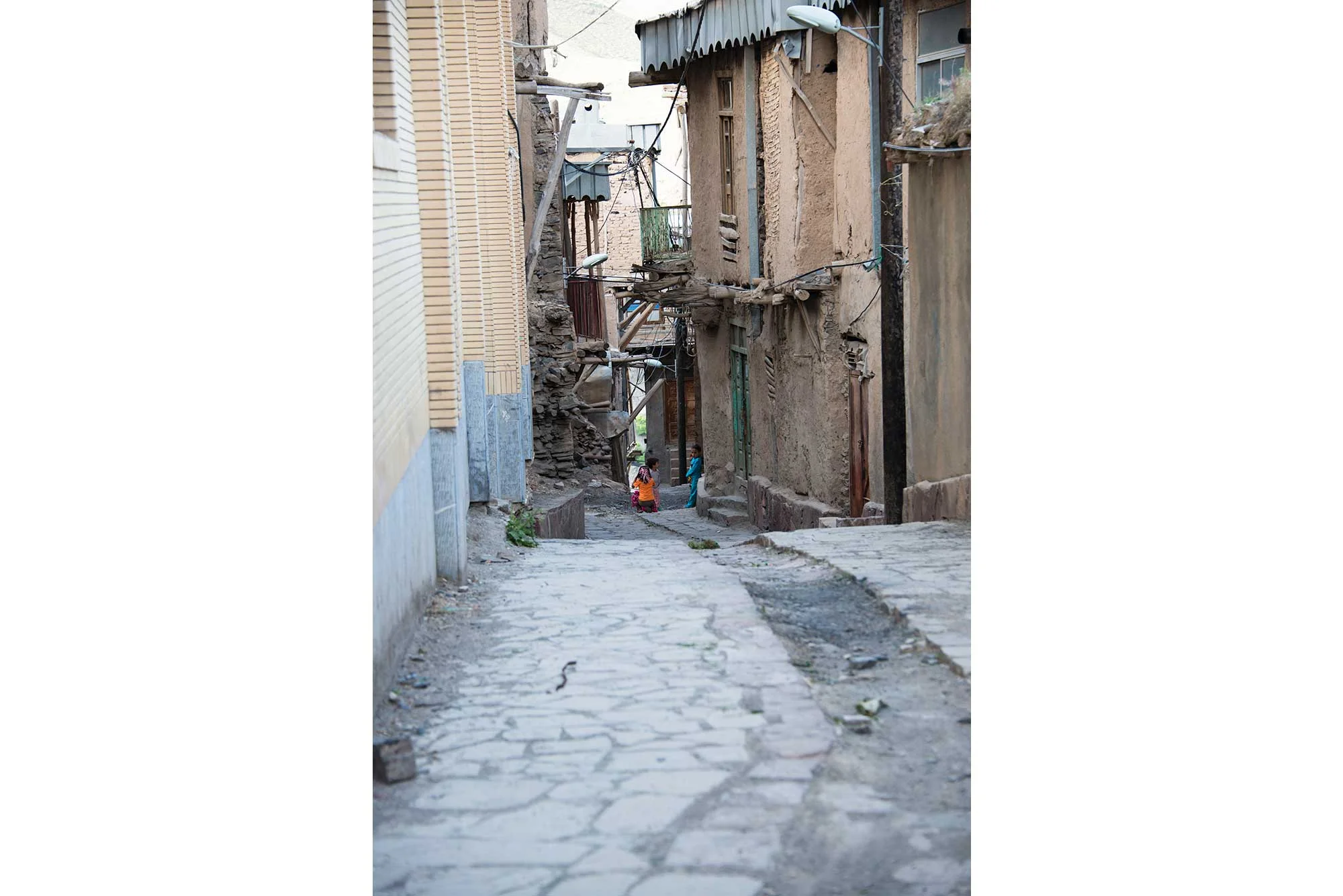 Stone Street In Iranian Village