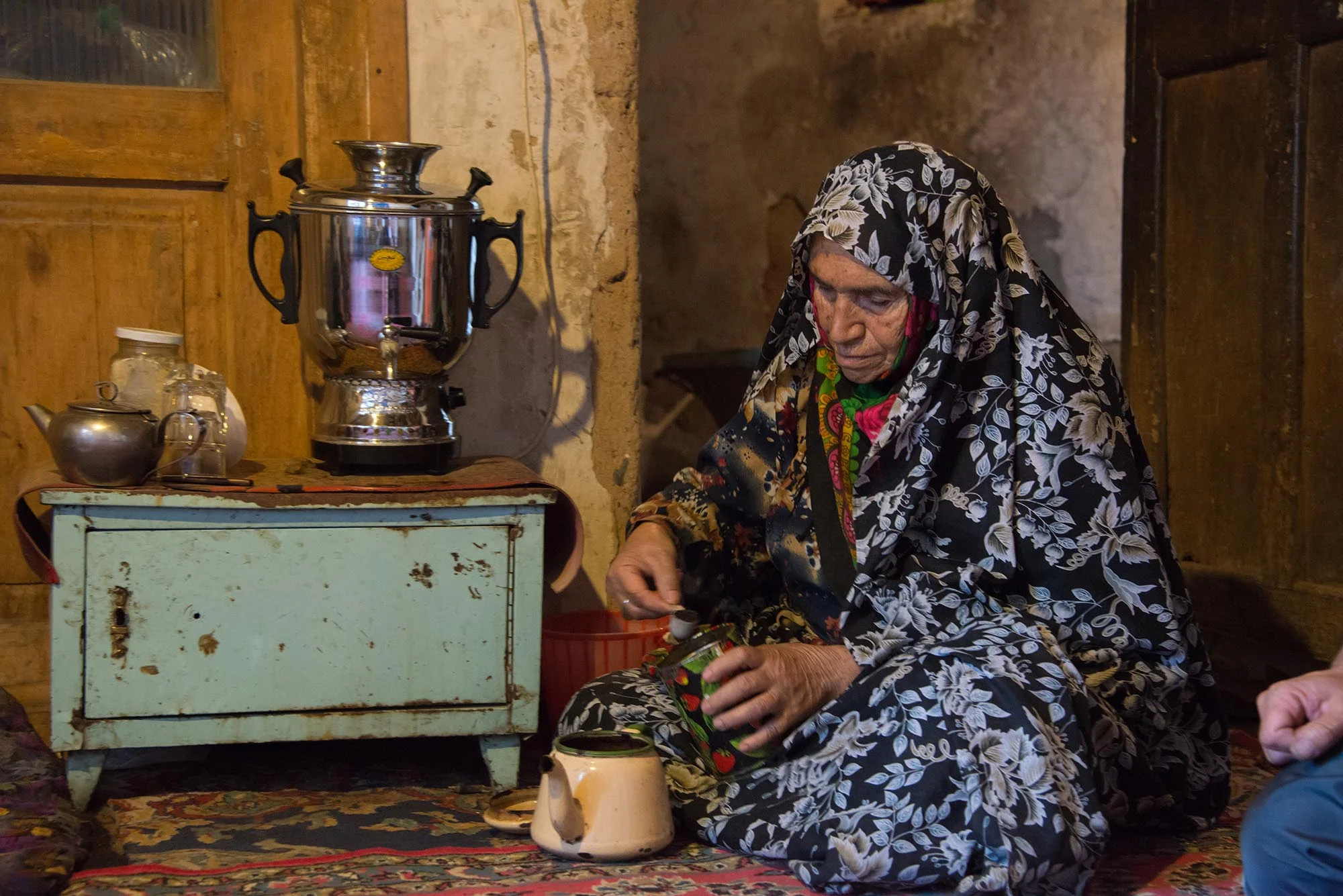 Iranian Woman Preparing Tea
