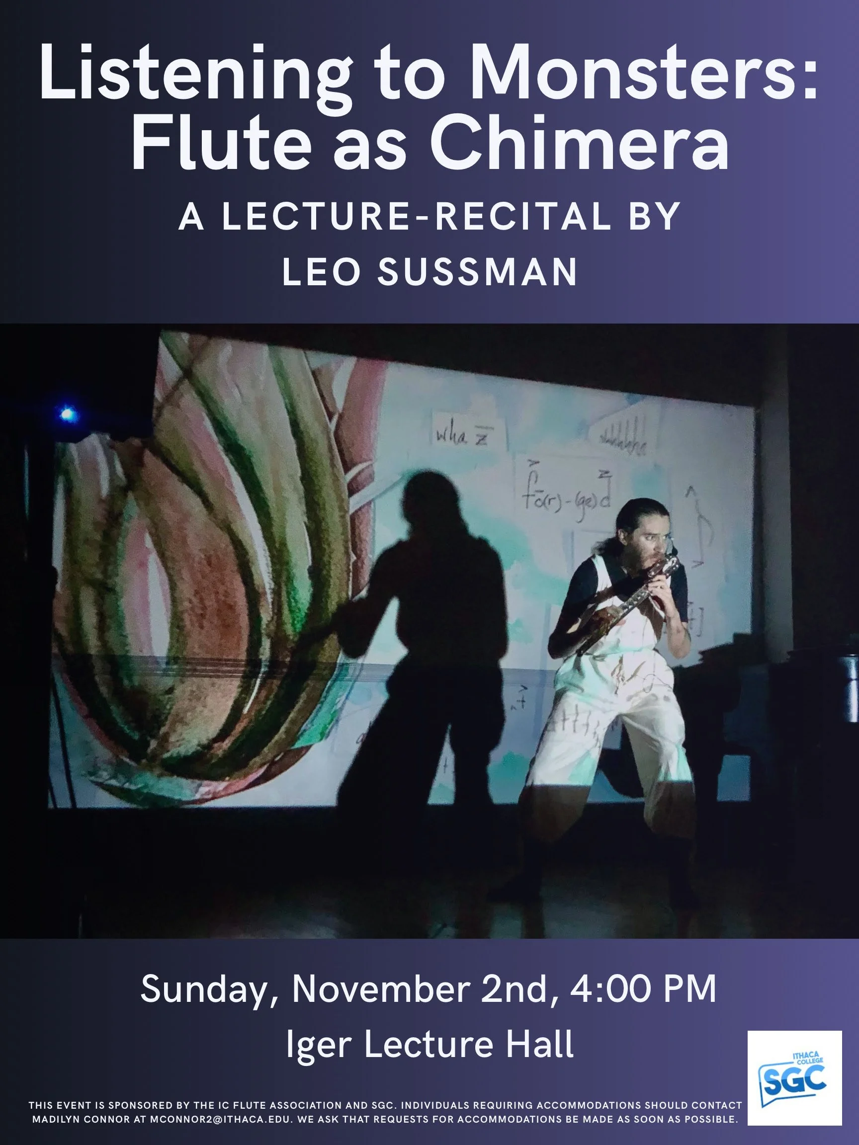 Listening to Monsters @ Ithaca College: The Flute as Chimera