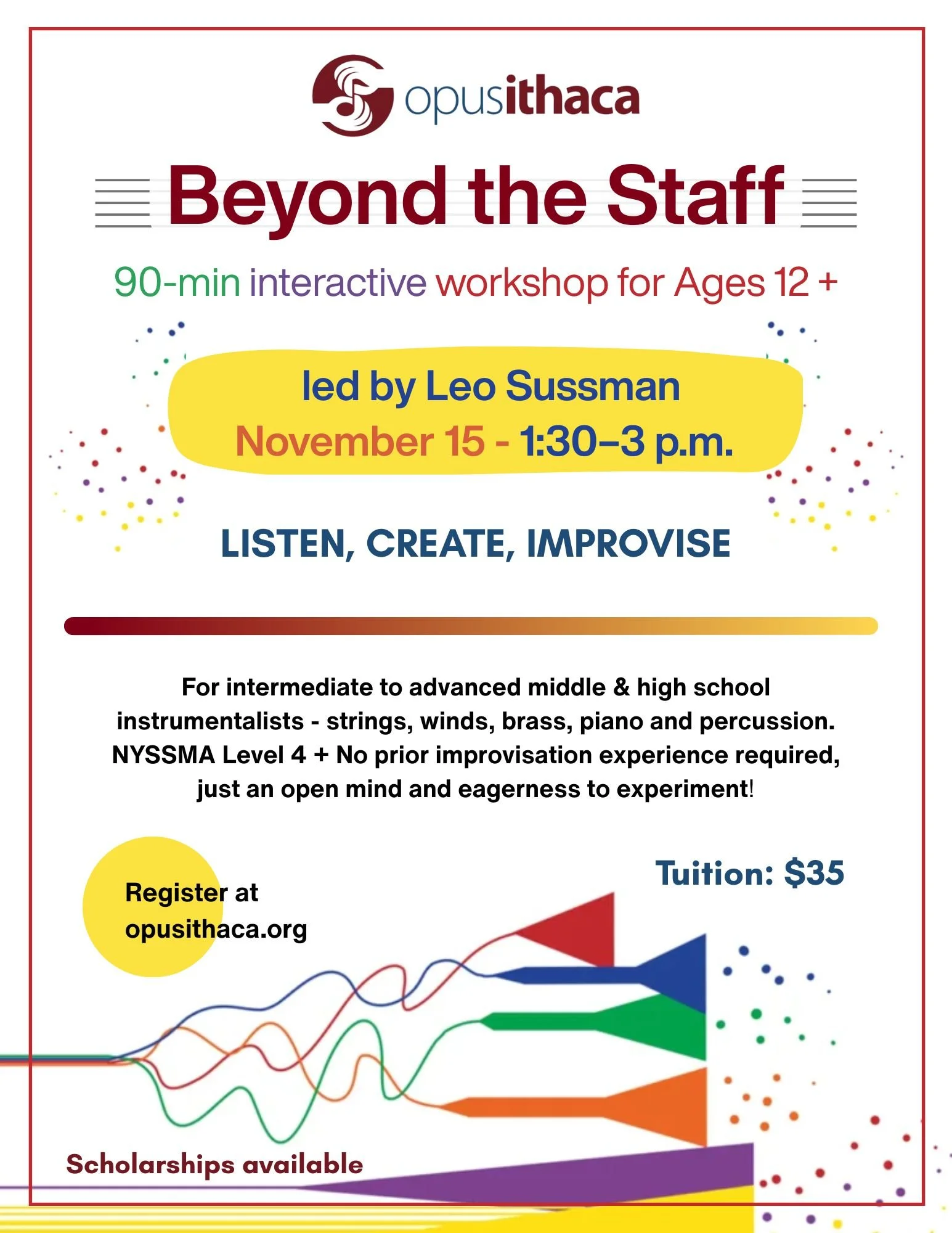 Beyond the Staff: Graphic Score Workshop