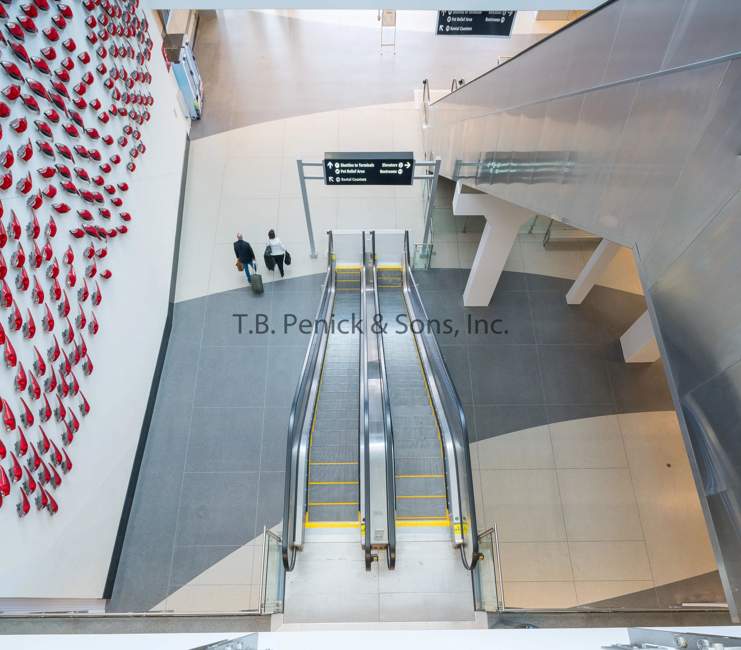 San Diego International Airport Rental Car Facility Terrazzo & HD