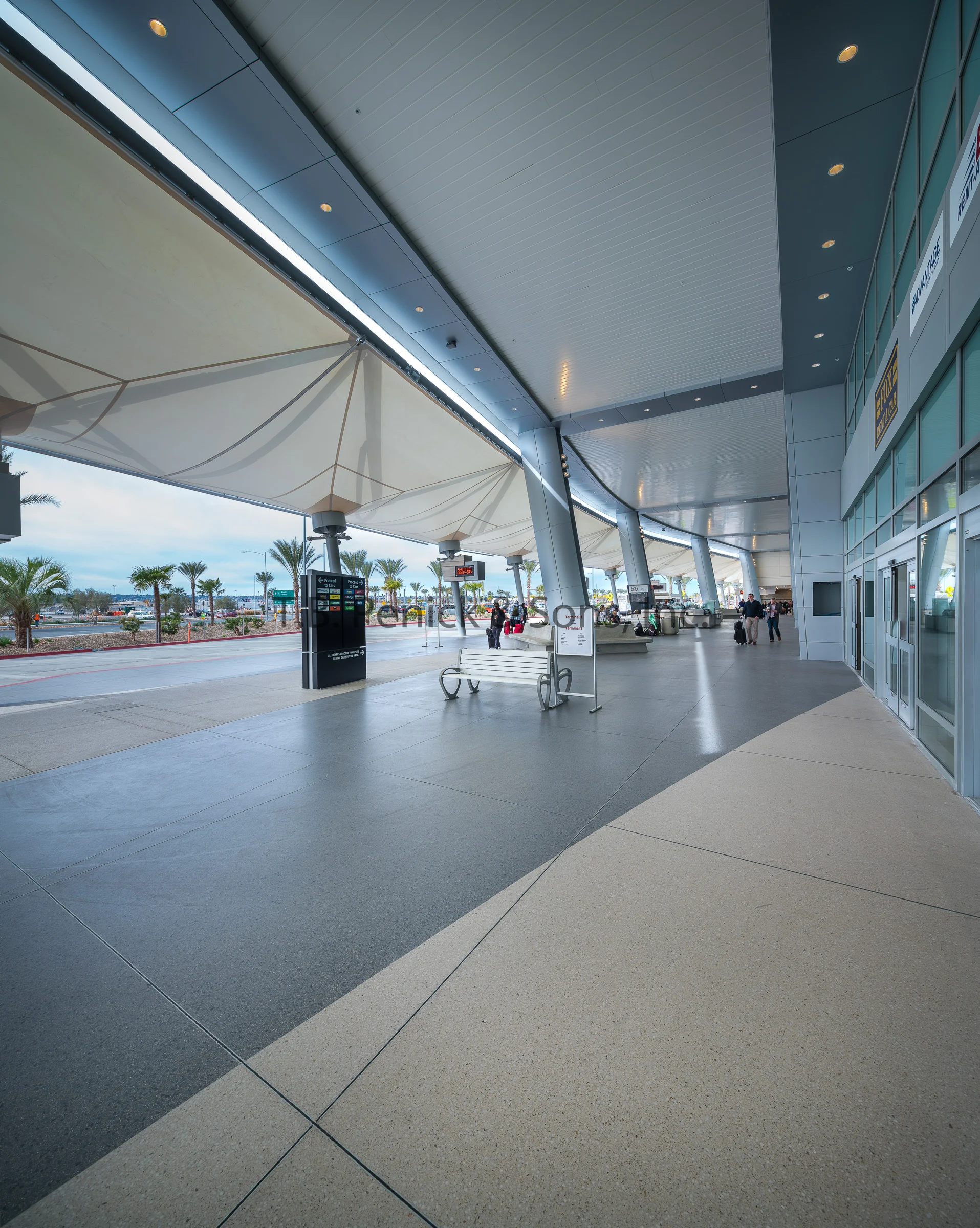 San Diego International Airport Rental Car Facility Terrazzo & HD