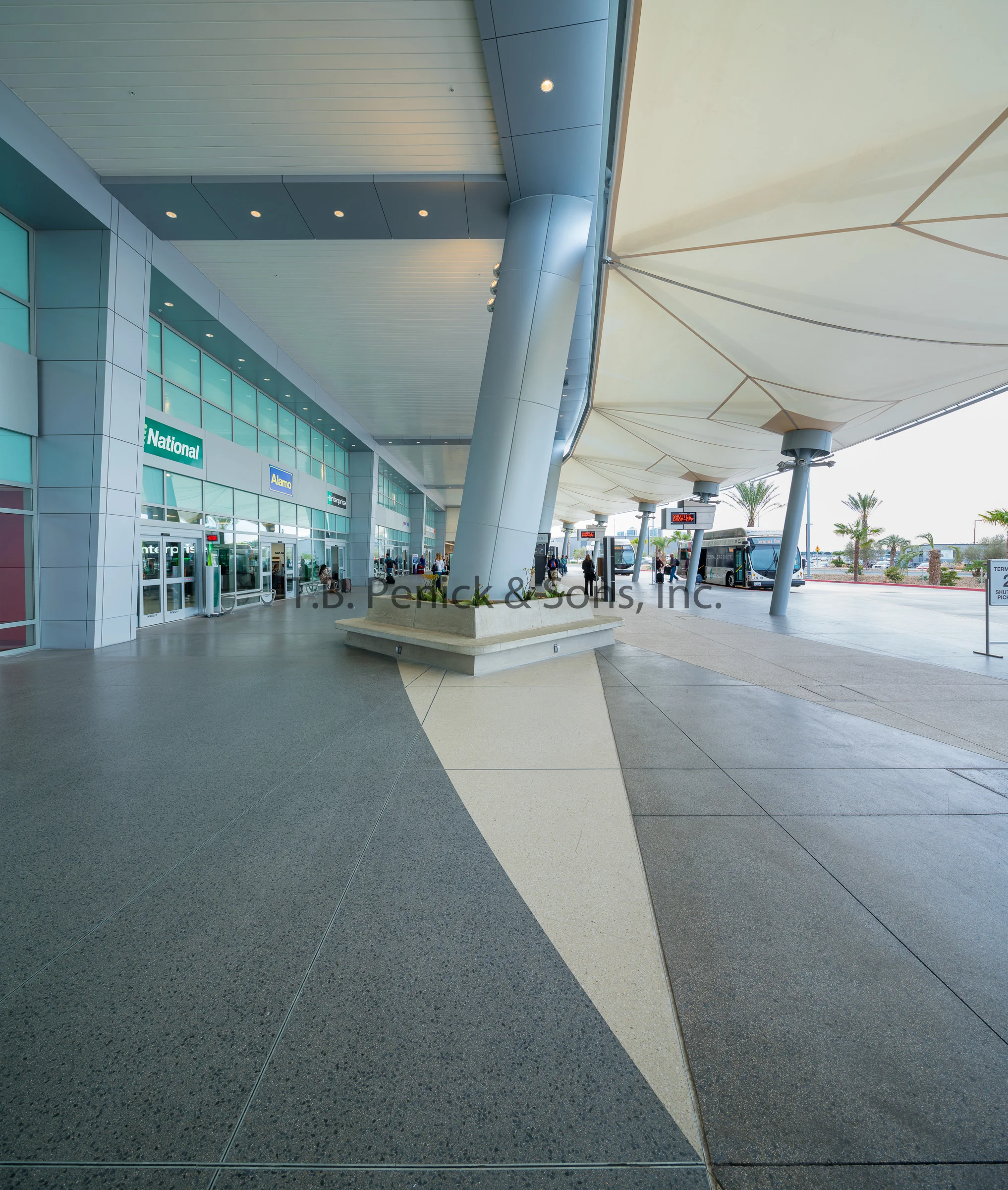 San Diego International Airport Rental Car Facility Terrazzo & HD