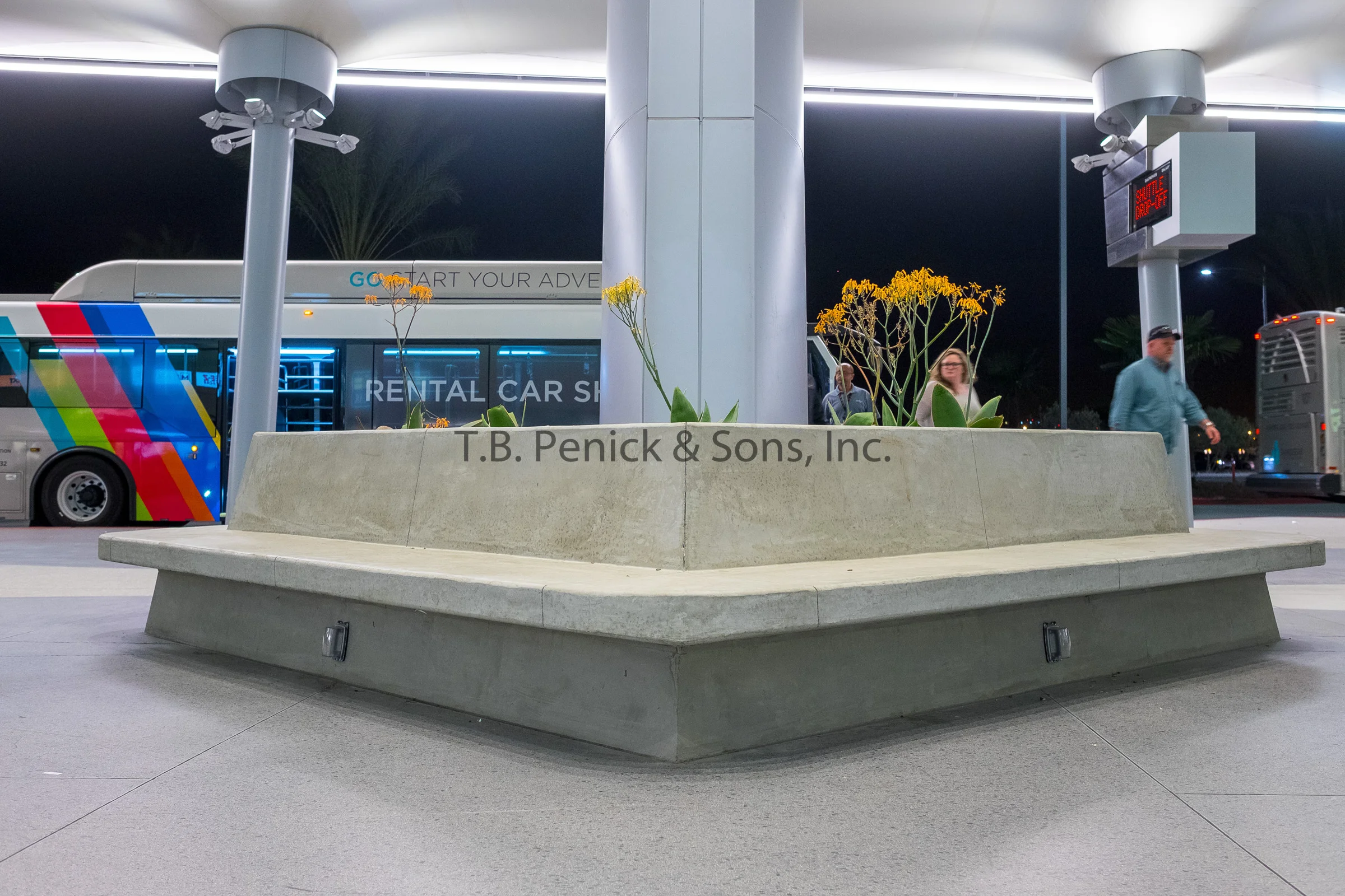 San Diego International Airport Rental Car Facility Terrazzo & HD