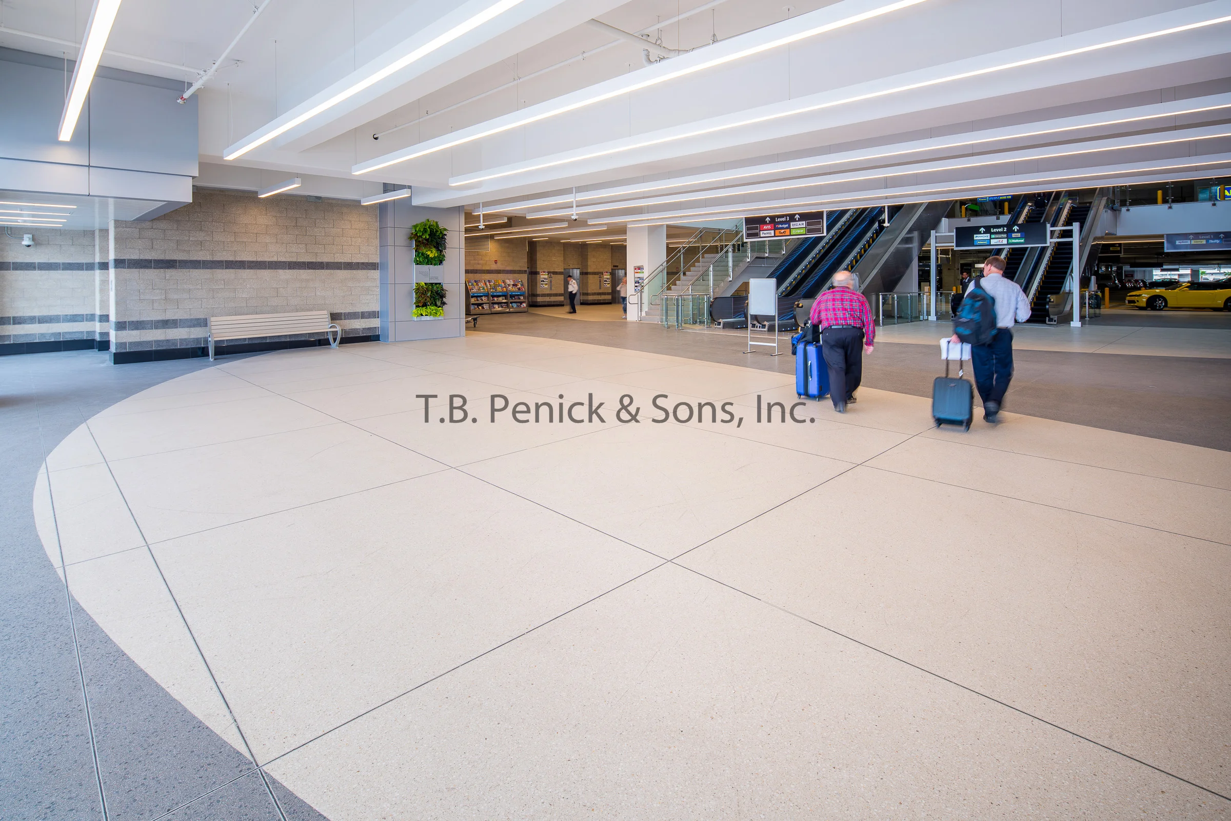 San Diego International Airport Rental Car Facility Terrazzo & HD