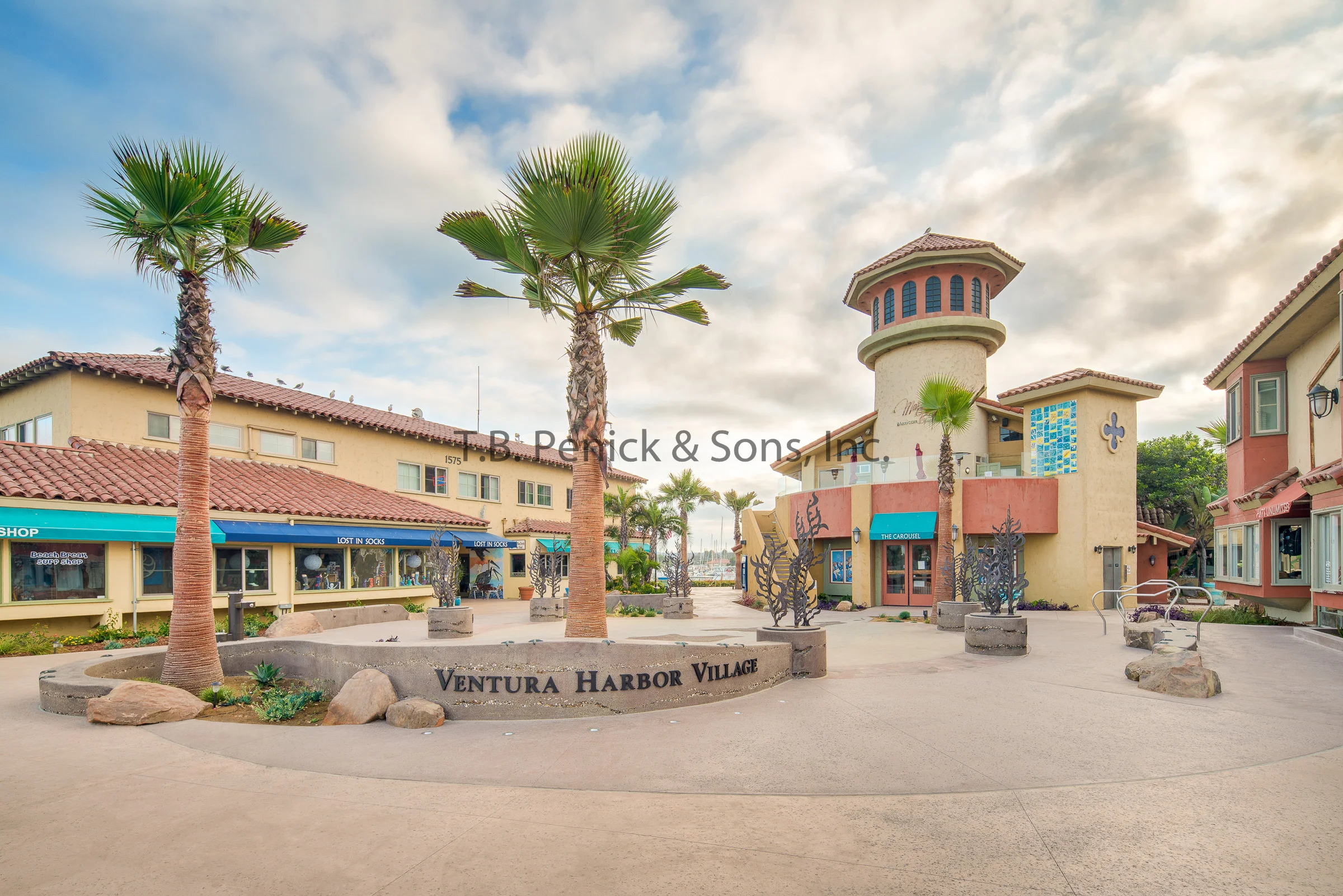 Ventura Harbor Village Lithocrete, Quarry Stone, Lithocrete