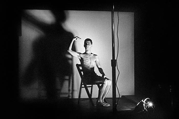 Acts of Live Art at Club 57. Pictured: Larry Ashton. 1980. Photograph by and courtesy Joseph Szkodzinski