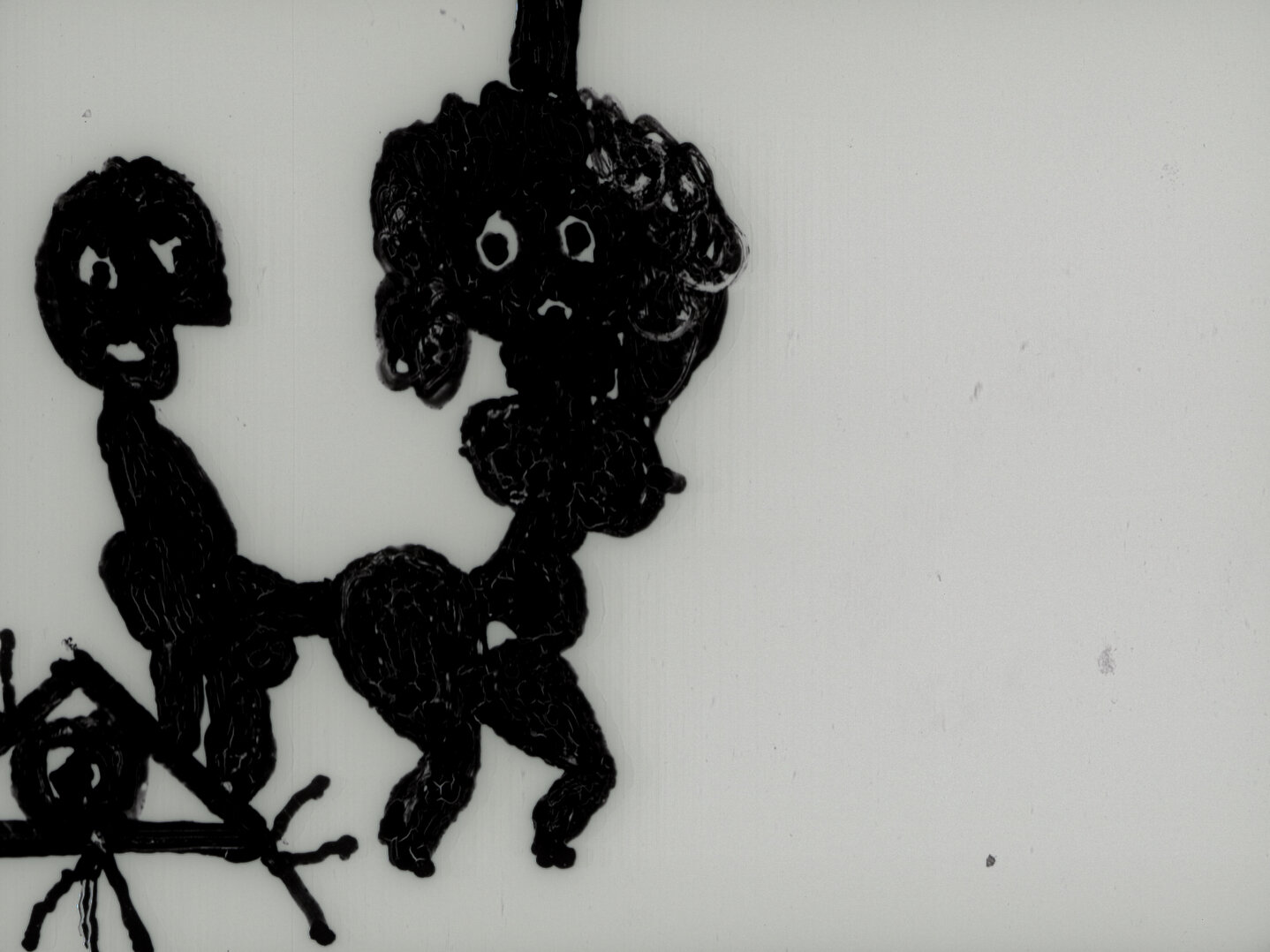 26/71 카툰-발자크와 신의 눈 Cartoon - Balzac and the Eye of God_쿠르트 크렌 Kurt Kren