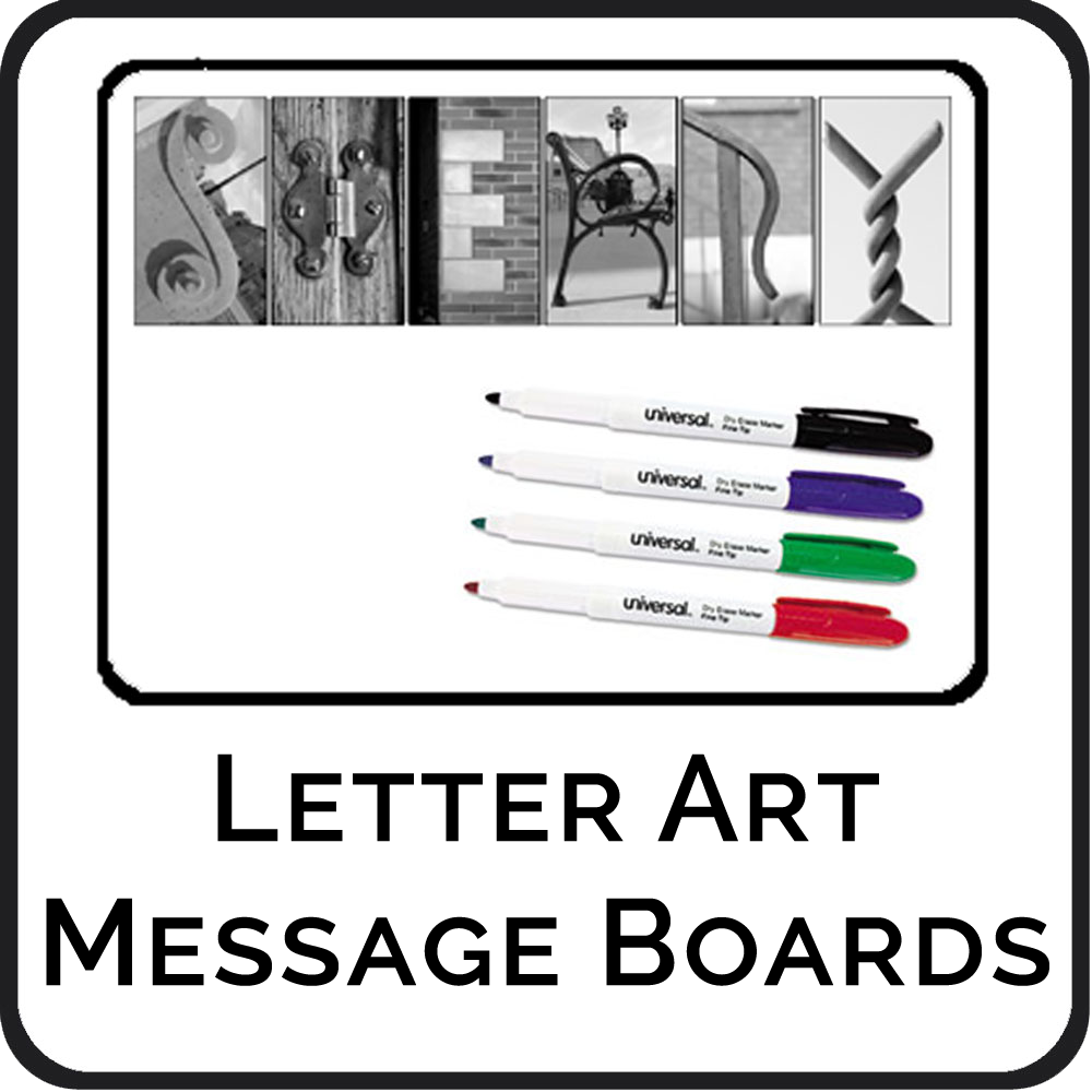 Letter Art Message Boards