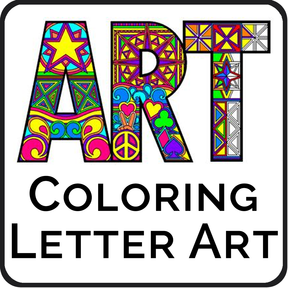 Coloring Letter Art
