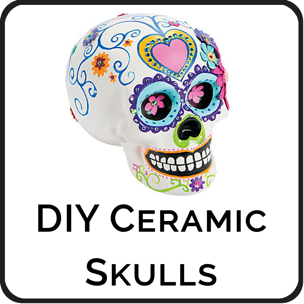 Ceramic Sugar Skulls