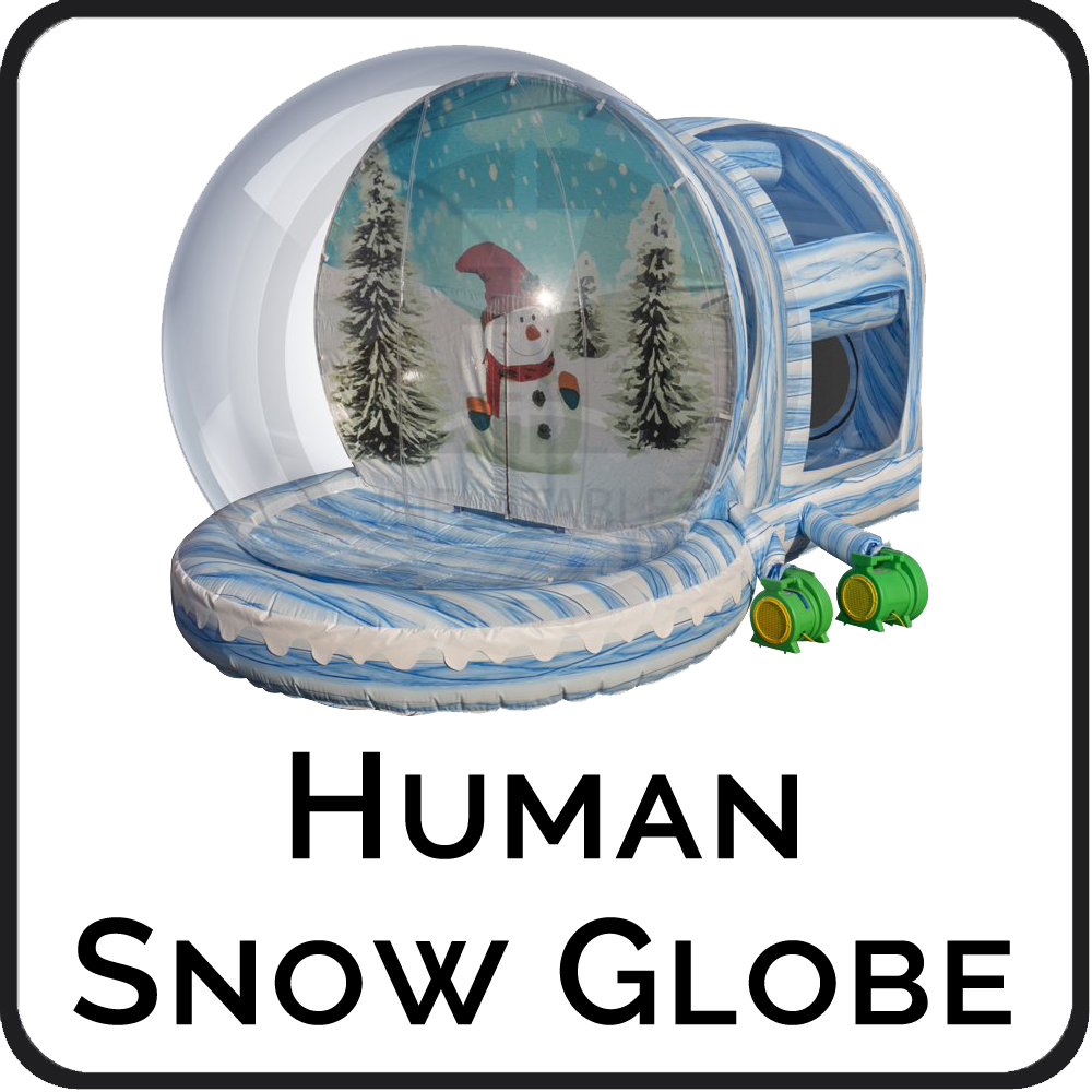  Human Snow Globe Photos Interactive Indoor Outdoor Setup College University School Campus Novelty Novelties Entertainment Personalized Custom Inflatable Inflatables Greek Activity Activities Theme Themed Event Events 