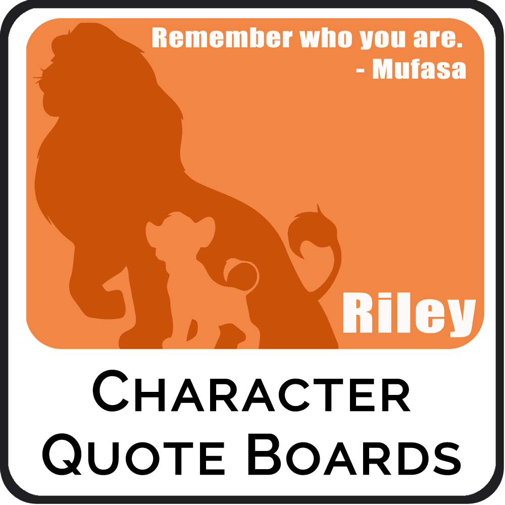 Character Quote Boards