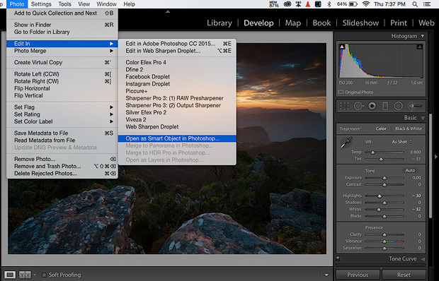 Open your RAW file into Photoshop as a smart object.